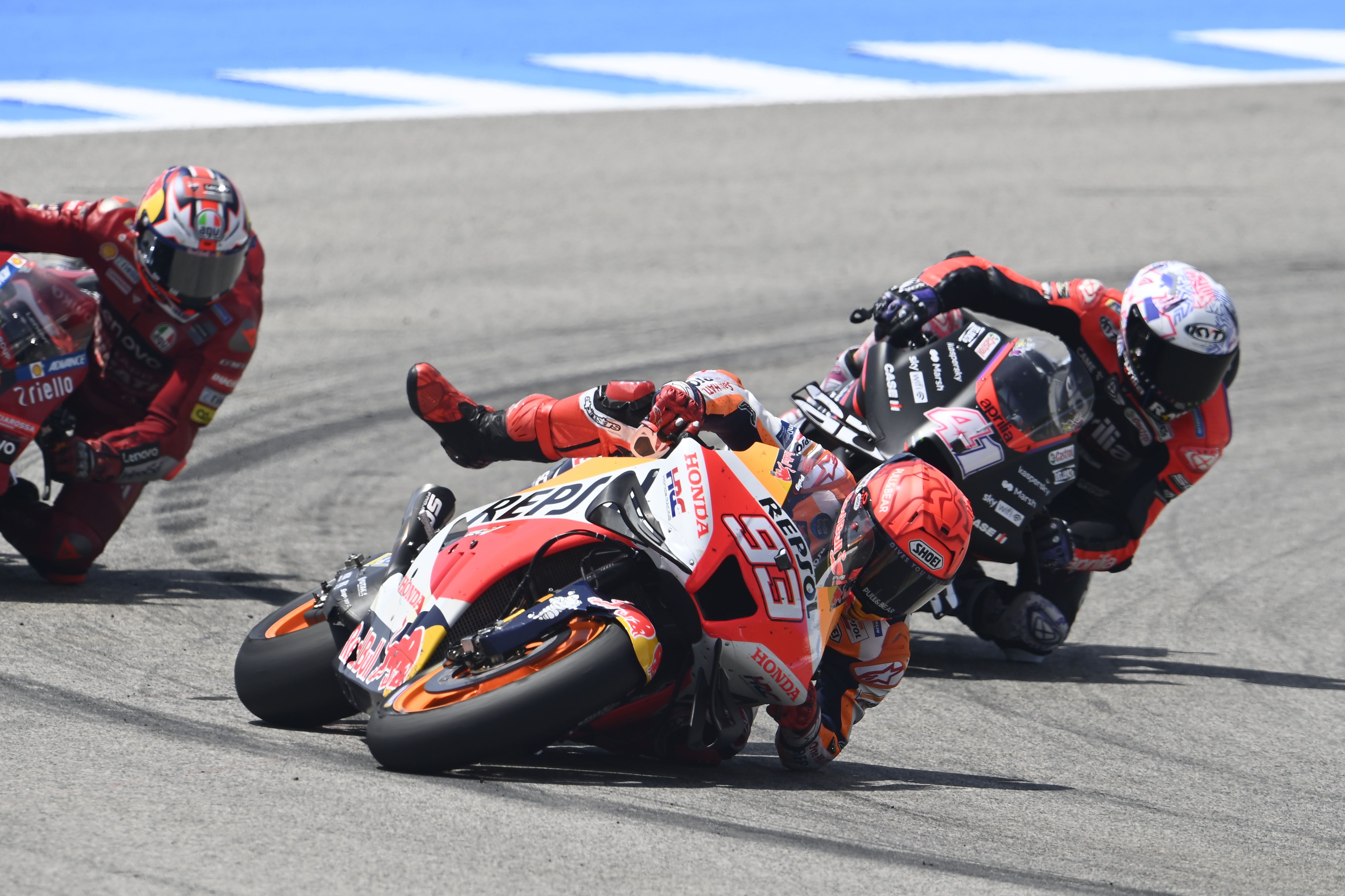 Salvada de Marc Márquez en Jerez 2022, foto 2