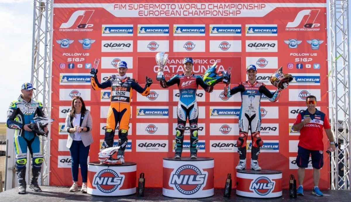 Diogo Moreira ganó el GP de Catalunya de Supermoto S1GP ante Lukas Hollbacher y Ferran Cardús Diogo Moreira ganó el GP de Catalunya de Supermoto S1GP ante Lukas Hollbacher y Ferran Cardús