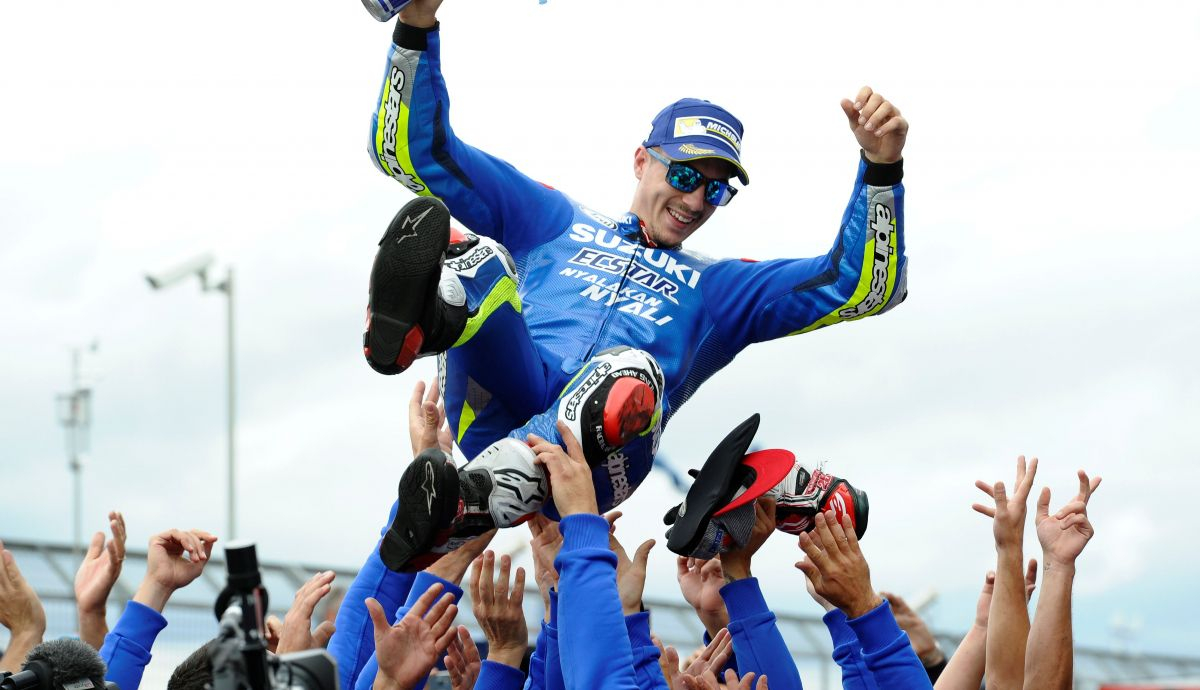 Maverick Viñales devolvió a Suzuki a la victoria en MotoGP Maverick Viñales devolvió a Suzuki a la victoria en MotoGP