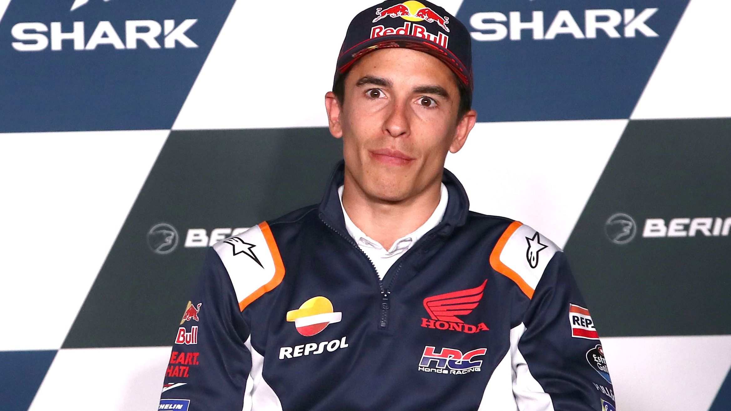 Marc Márquez durante la rueda de prensa del GP de Francia 2022