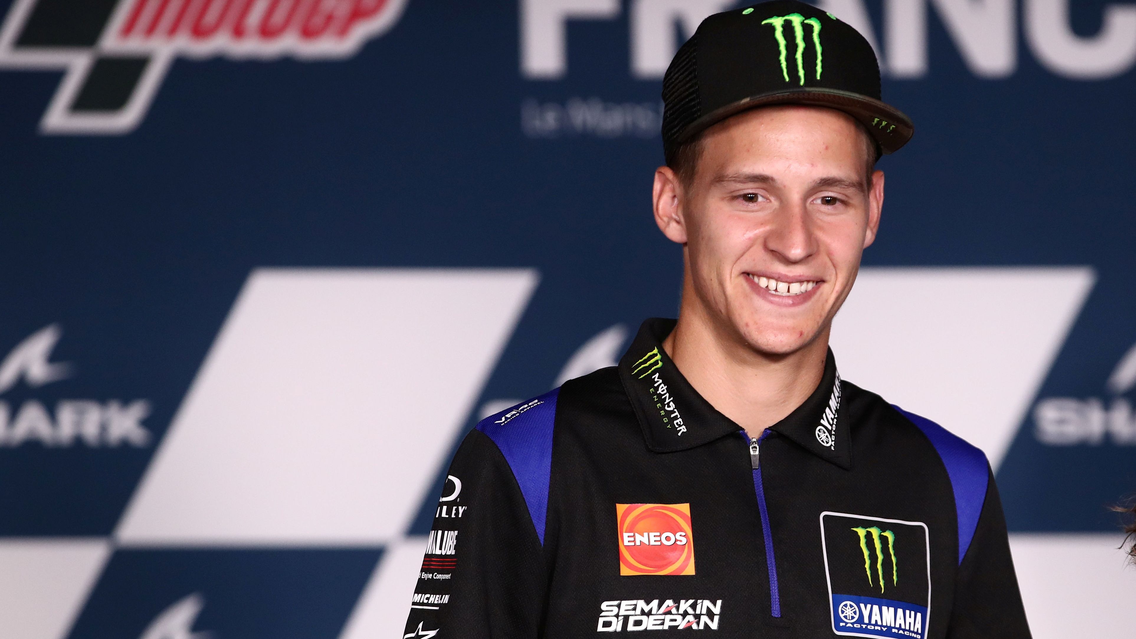 Fabio Quartararo durante la rueda de prensa del GP de Francia 2022