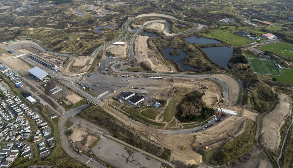 Vista aérea del Circuito de Zandvoort. Fuente: iStock/aerovista luchtfotografie