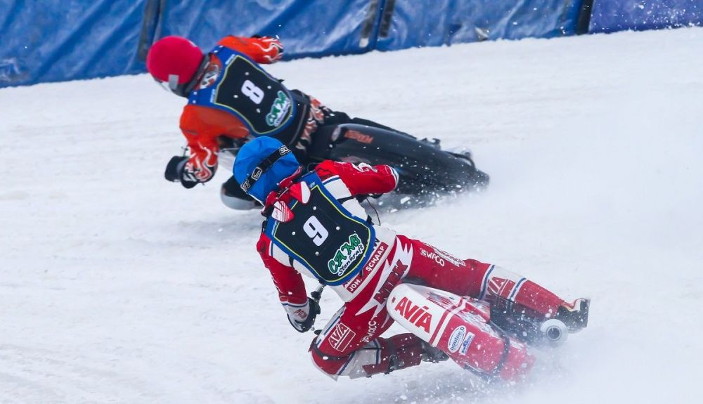 Prueba del FIM Ice Speedway World Championship. Fuente: © Jesper Veldhuizen Prueba del FIM Ice Speedway World Championship. Fuente: © Jesper Veldhuizen