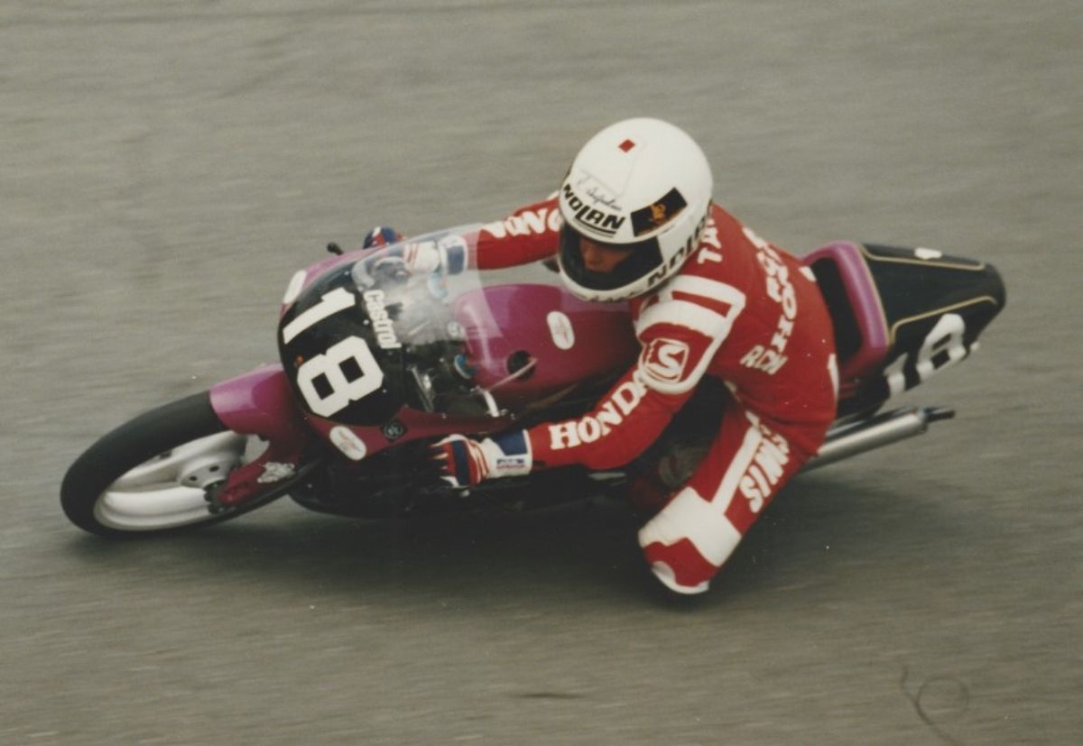 Taru Rinne en su moto Honda / Credit: Maurice Büla © FIM