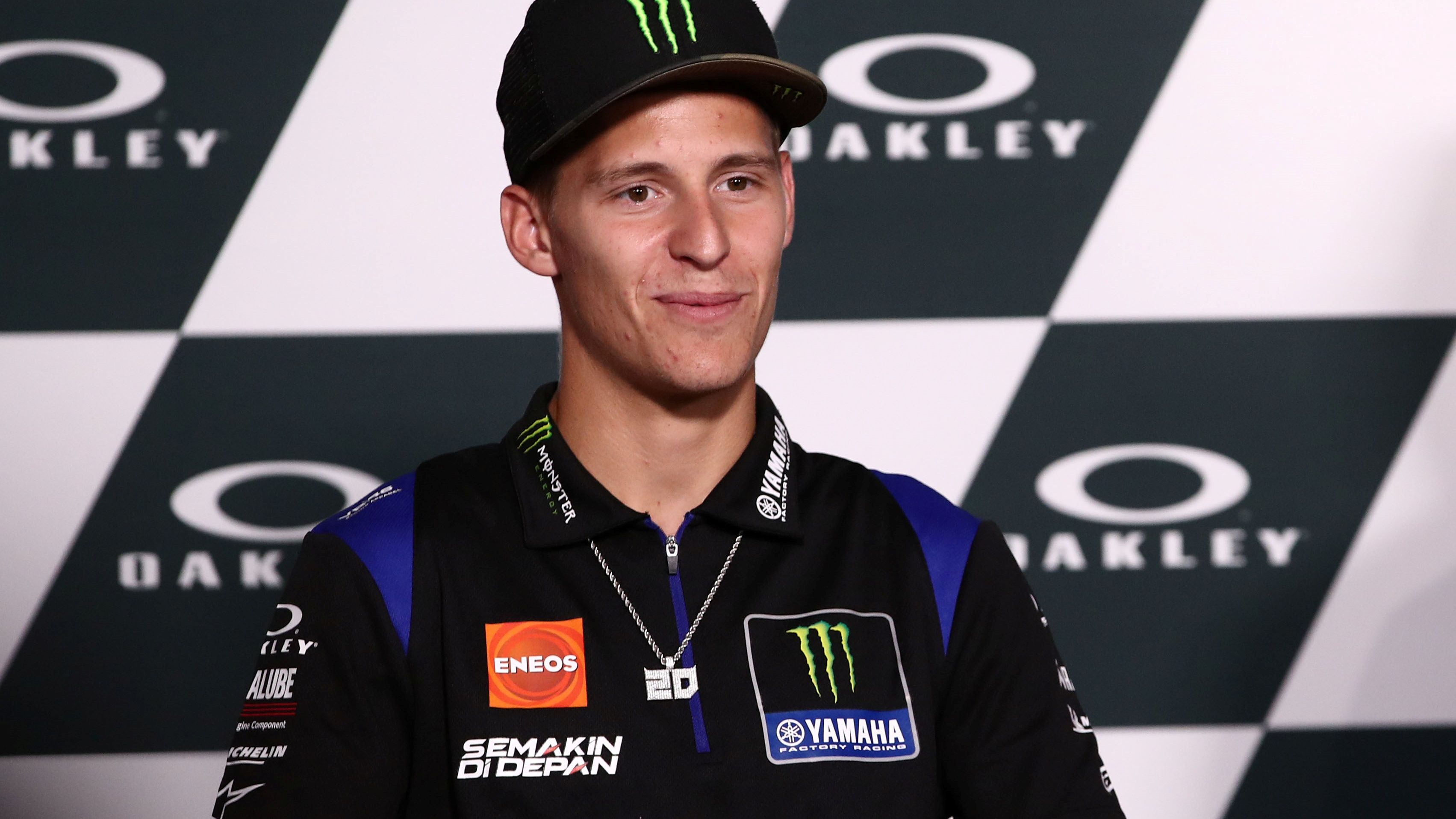 Fabio Quartararo en la rueda de prensa del Gran Premio de Italia de MotoGP 2022 en Mugello
