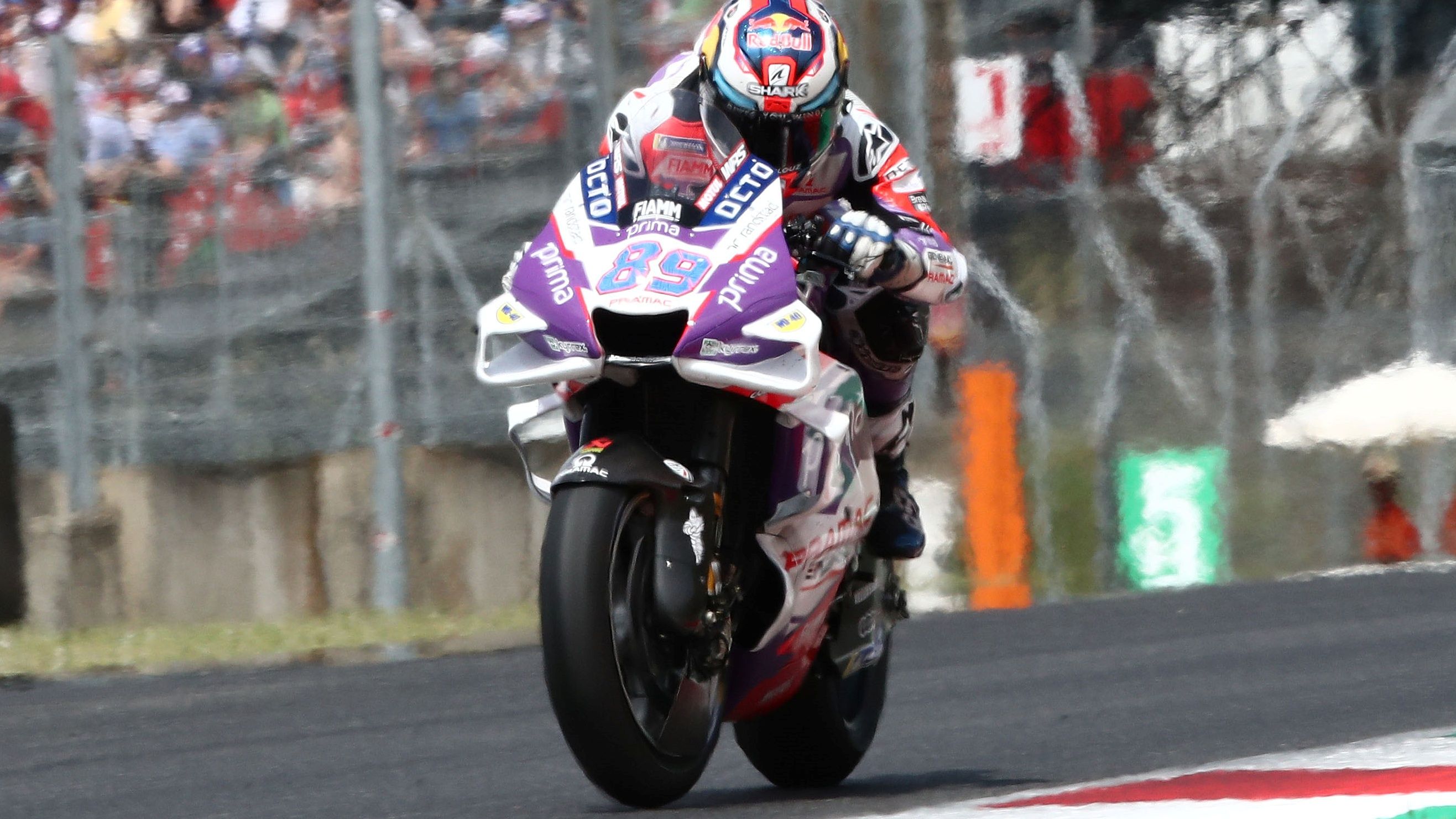 Jorge Martín batió en Mugello el récord de velocidad histórico en MotoGP