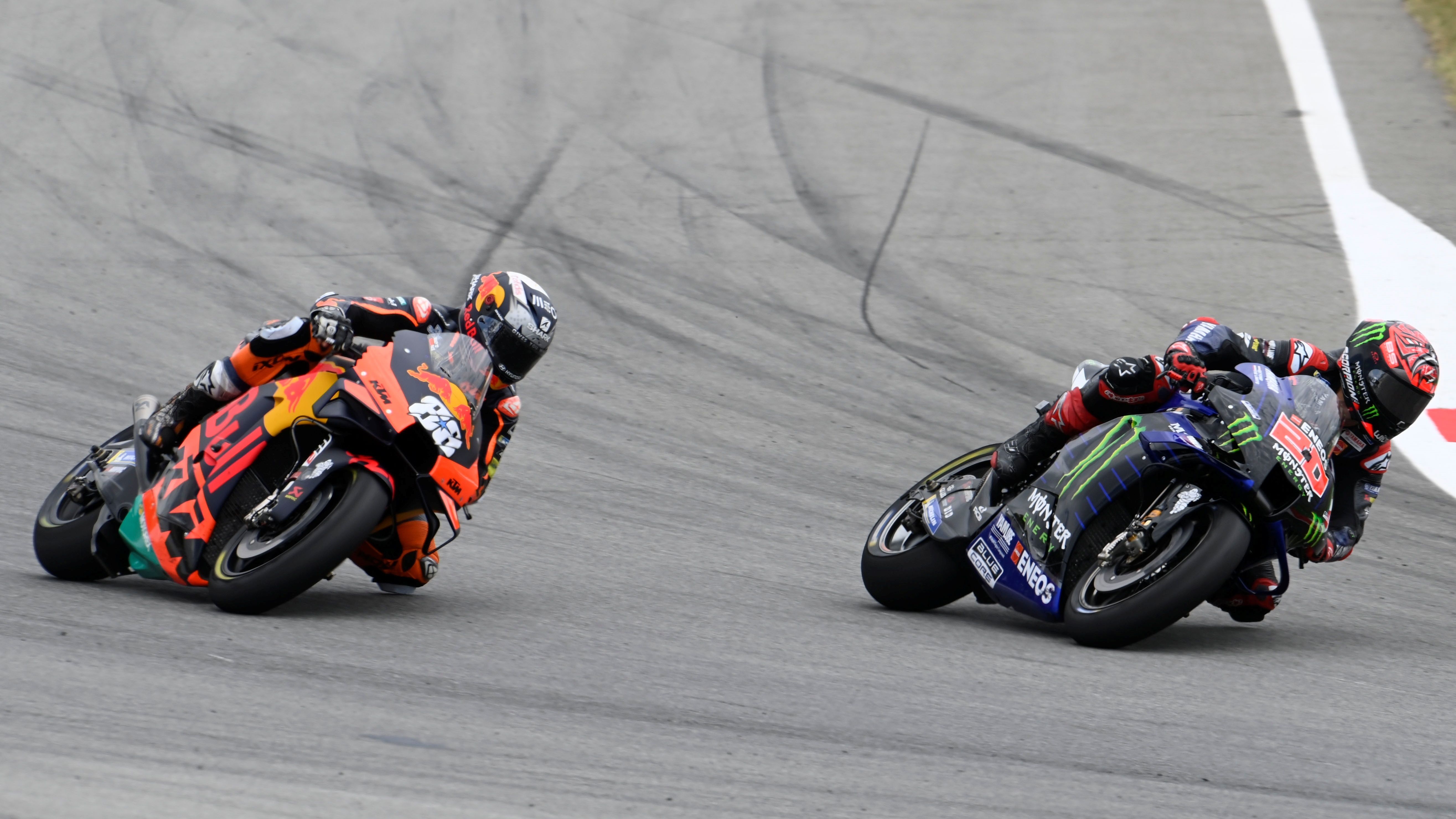 Fabio Quartararo y Miguel Oliveira fueron los grandes protagonistas de MotoGP en el último paso por Barcelona Catalunya