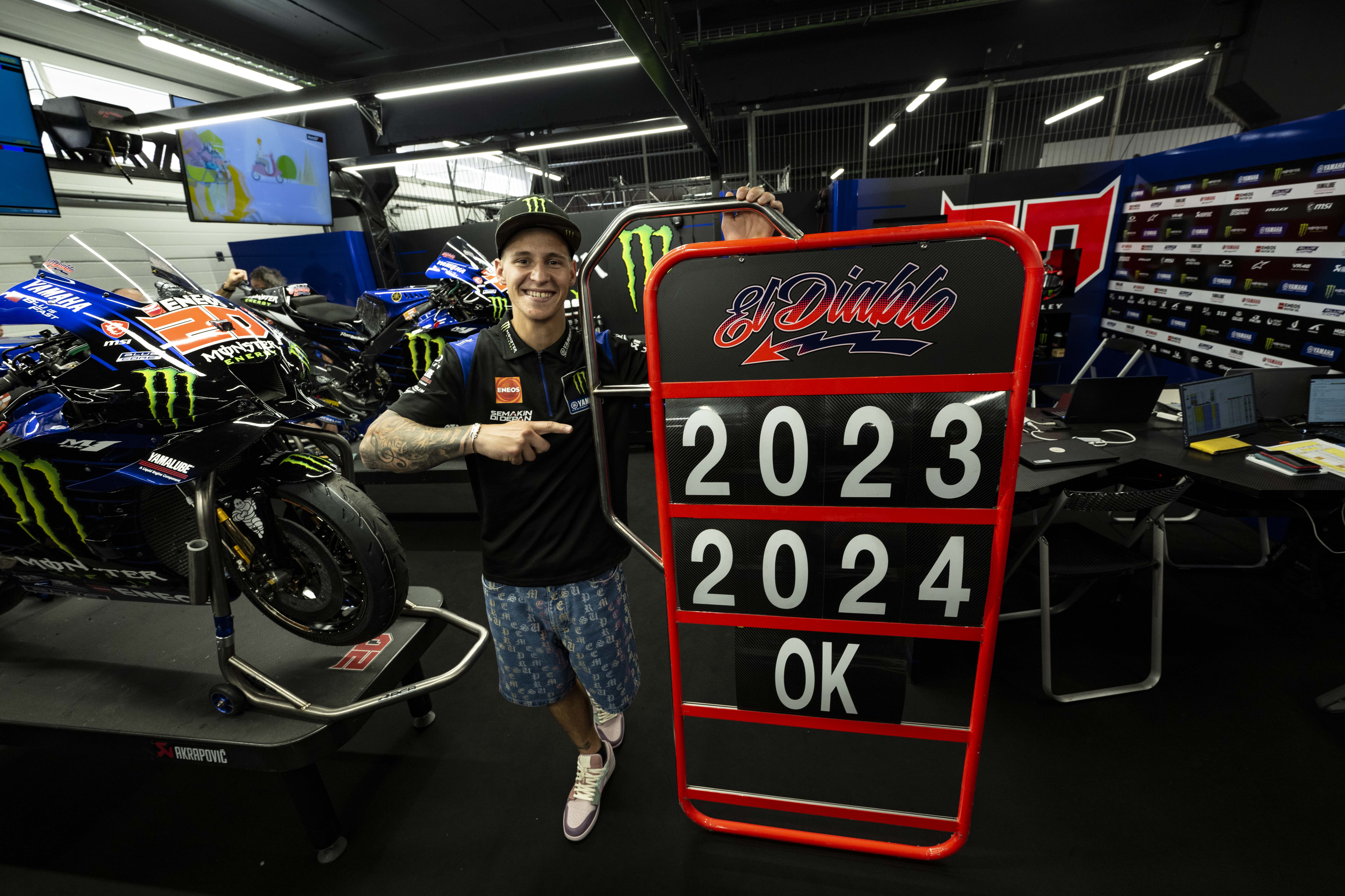 Fabio Quartararo sobre su renovación en Yamaha: “No ha sido una decisión sencilla”