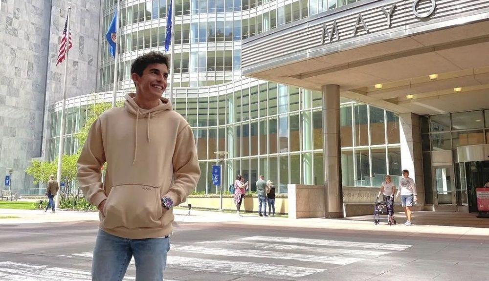 Marc Márquez ha sido operado con éxito en la clínica Mayo de Minnesota