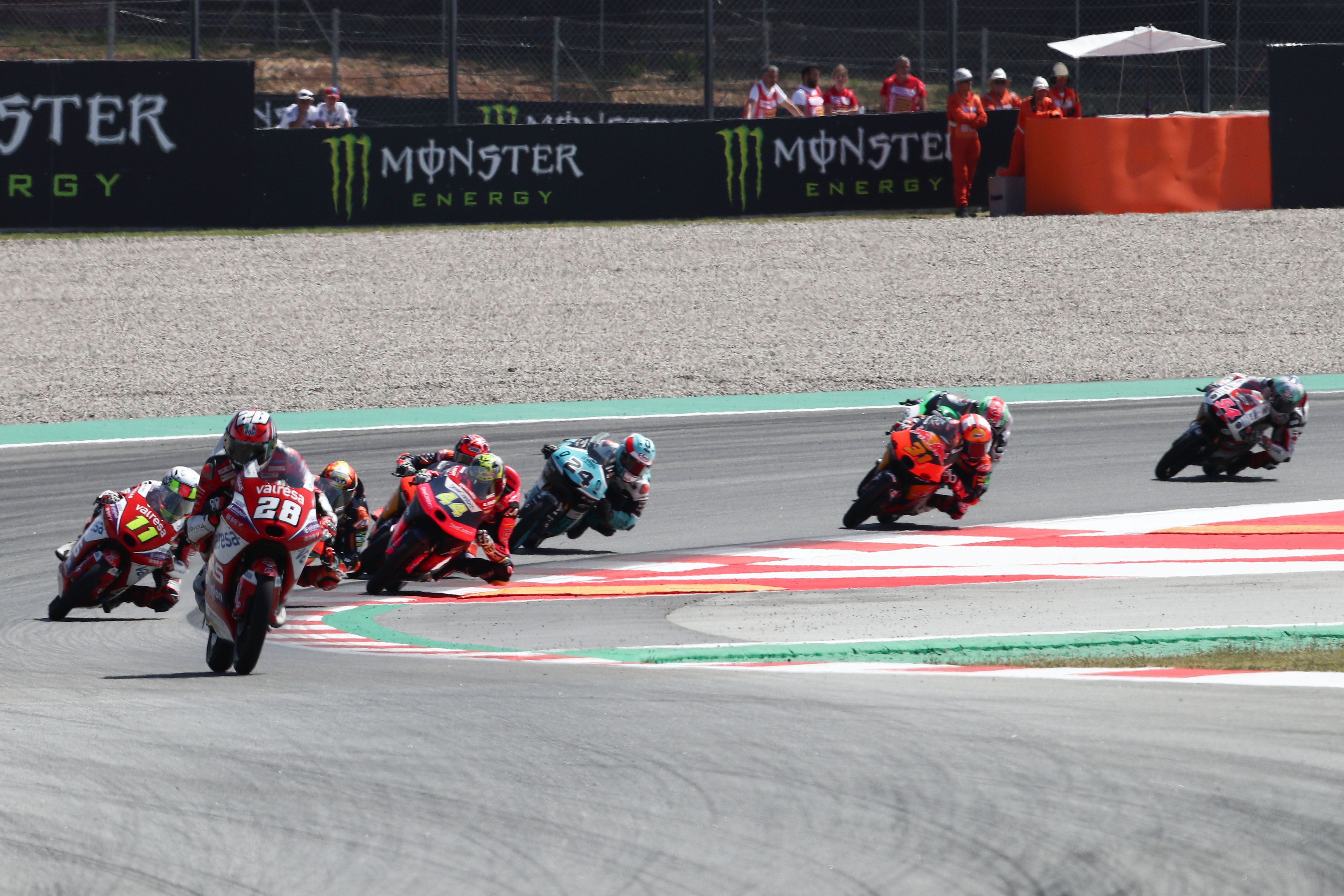 Izan Guevara abre hueco sobre Sergio García, Moto3 Catalunya 2022