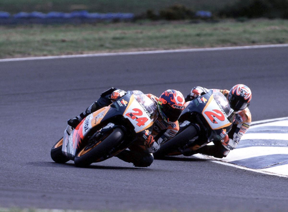Takuma Aoki cuando pilotaba. Fuente: Gold & Goose