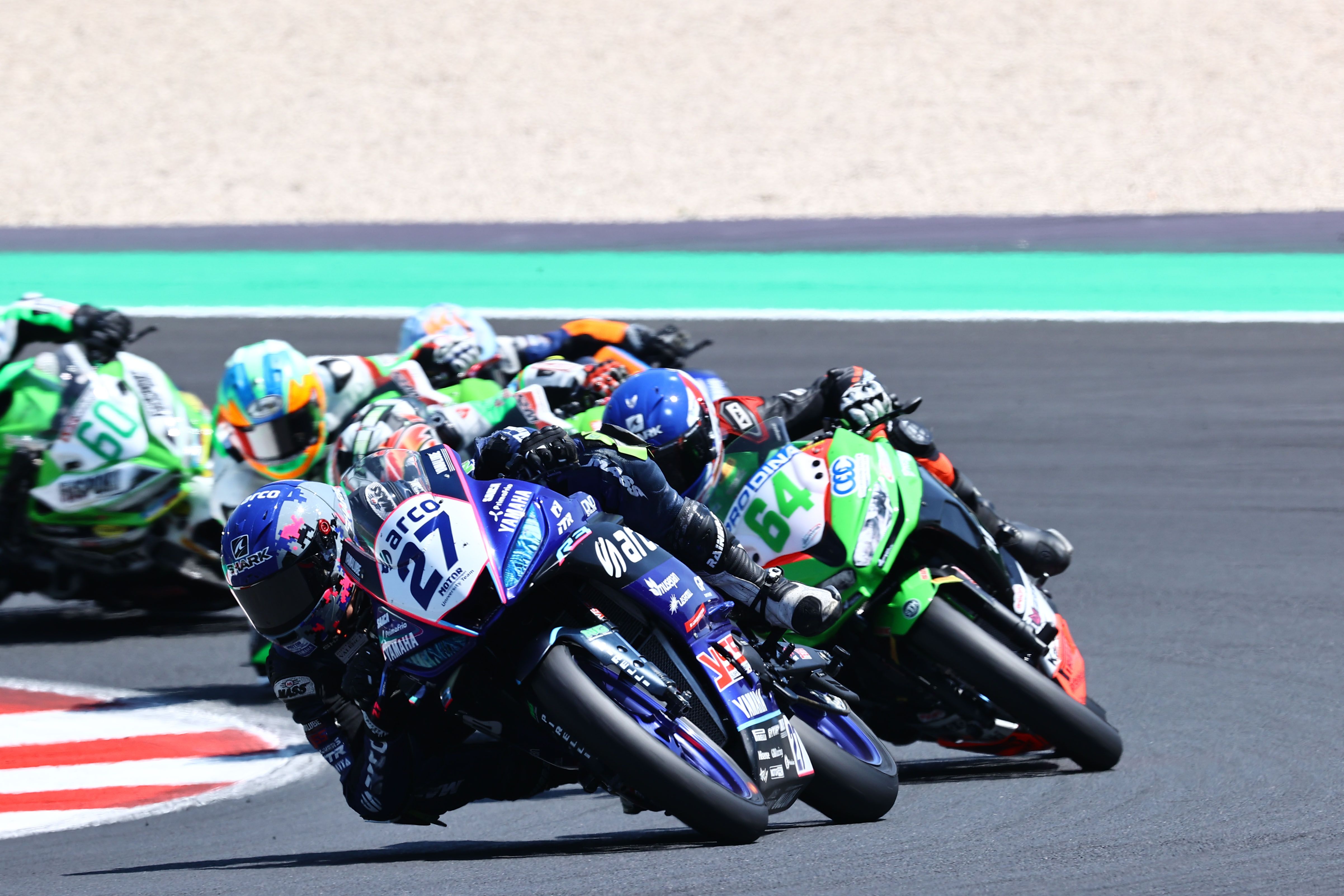 Álvaro Díaz comanda ante Hugo De Cancellis, SSP300 Misano 2022