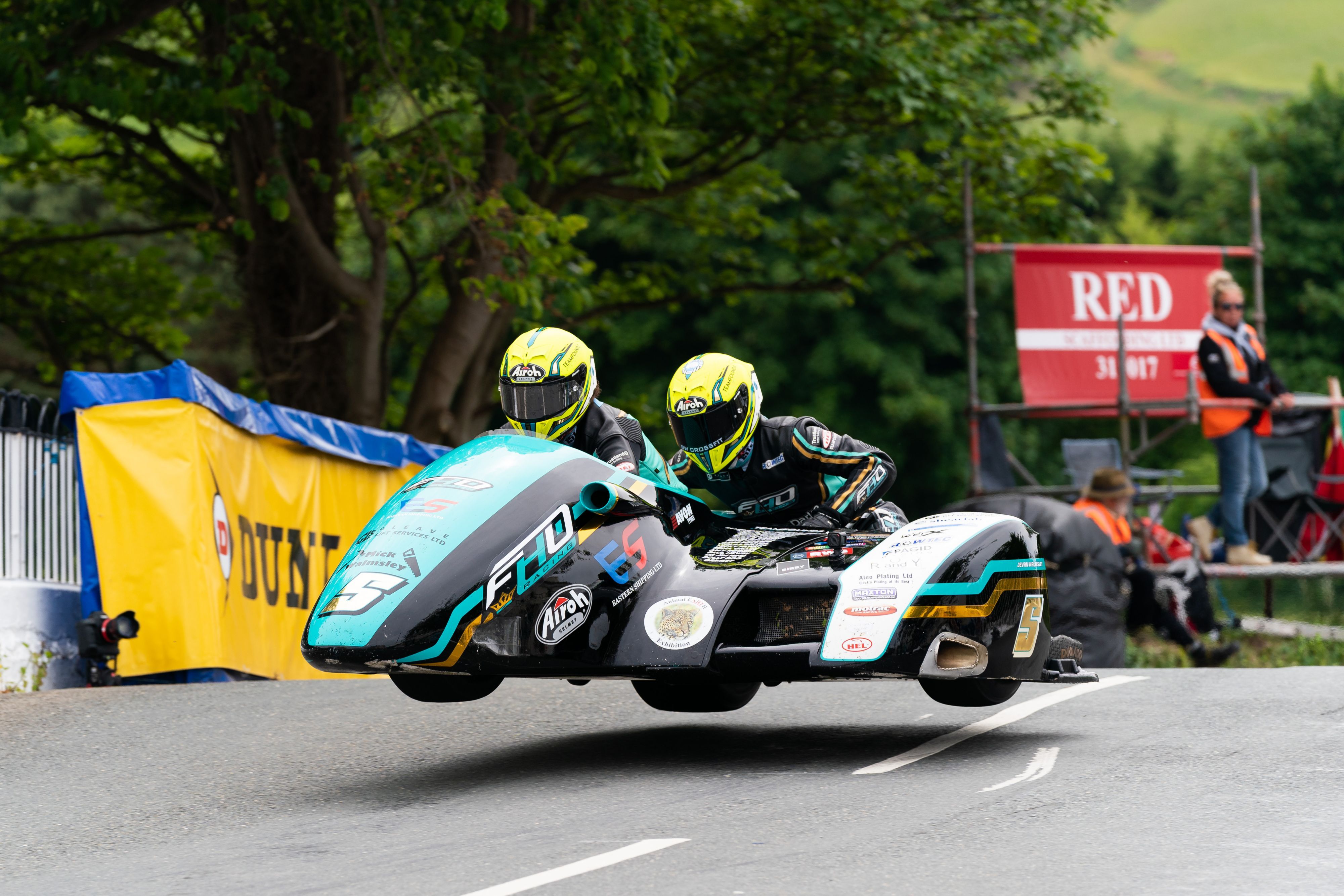 Peter Founds & Jevan Walmsley, Sidecar TT Isla de Man 2022