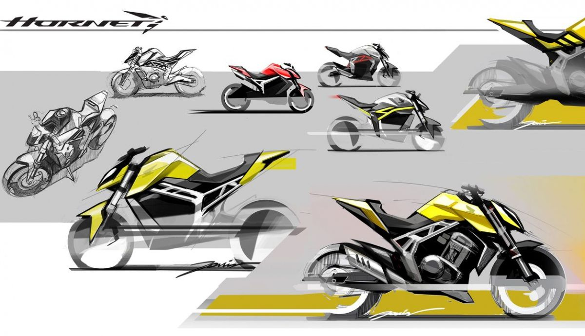 boceto nueva honda hornet (2)