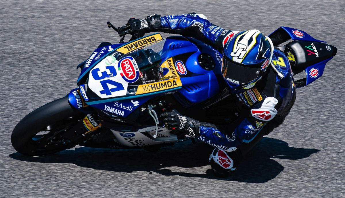Lorenzo Baldassarri logró el doblete en Supersport Lorenzo Baldassarri logró el doblete en Supersport