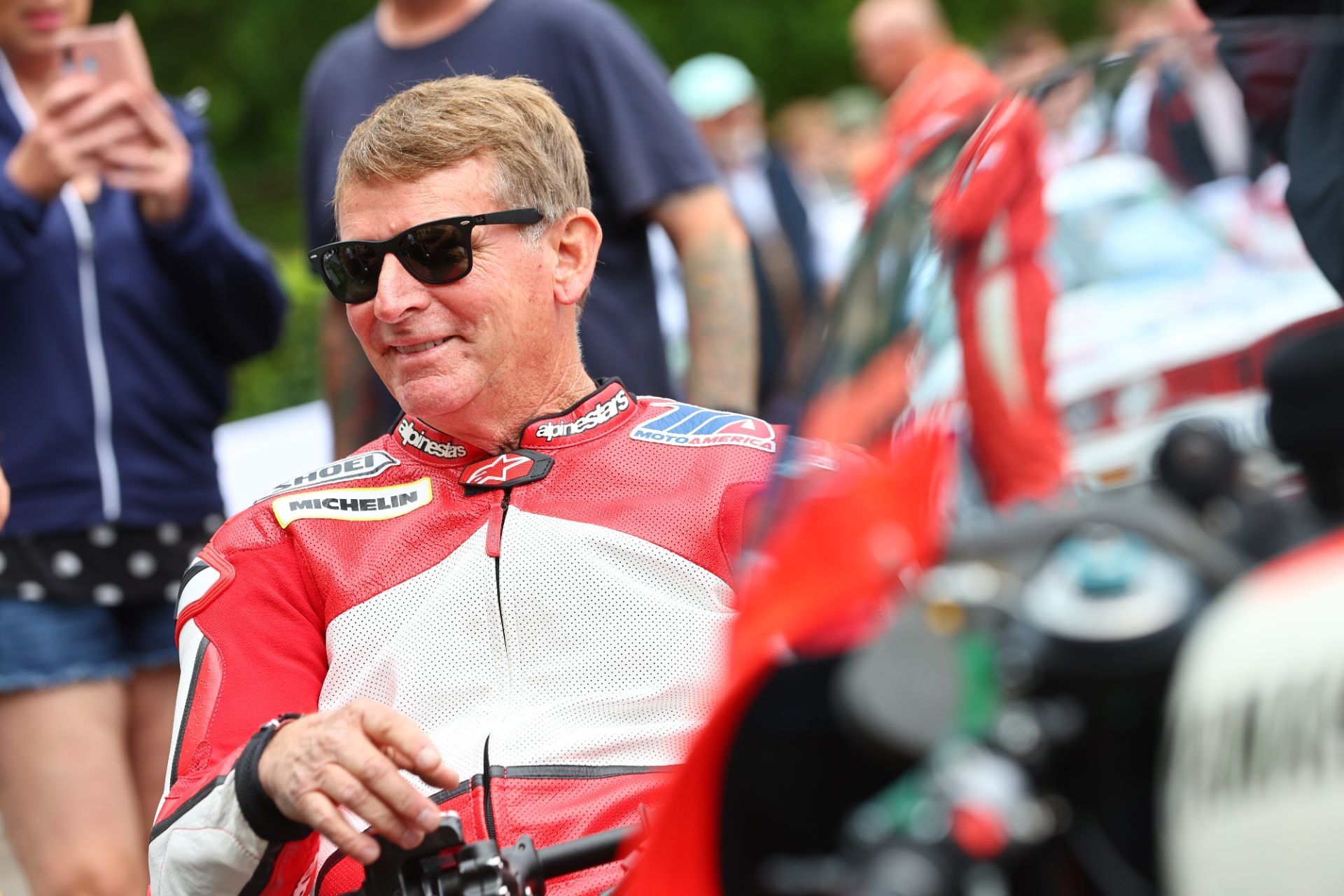Wayne Rainey con la Yamaha YZR500 en el Goodwood FOS 2022 foto 23
