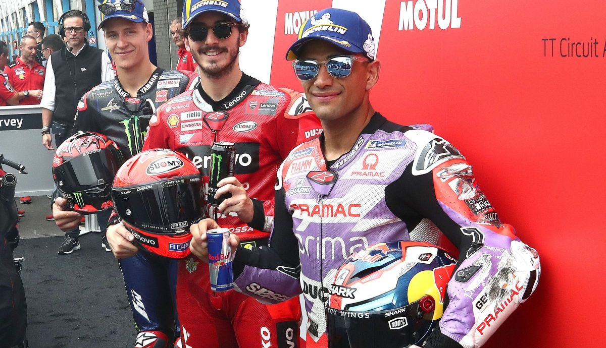 pecco bagnaia fabio quartararo jorge martin pole assen pecco bagnaia fabio quartararo jorge martin pole assen
