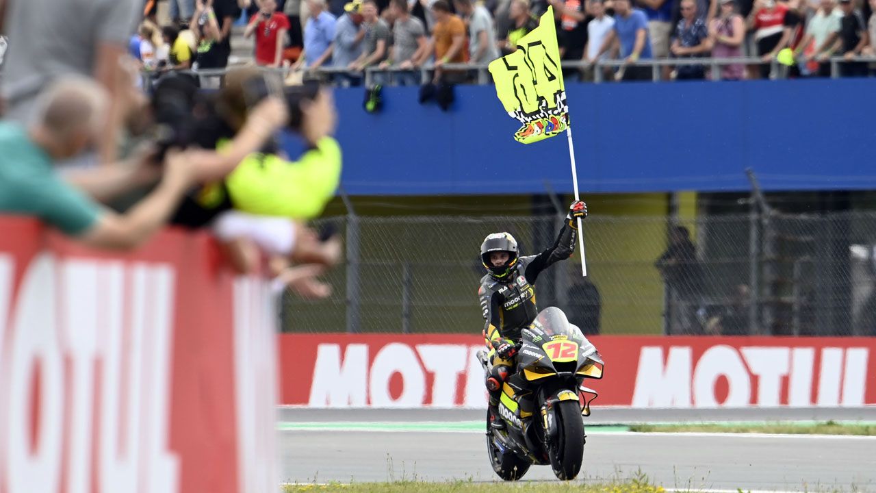 Marco Bezzecchi ha conseguido su primer podio en MotoGP en Assen.