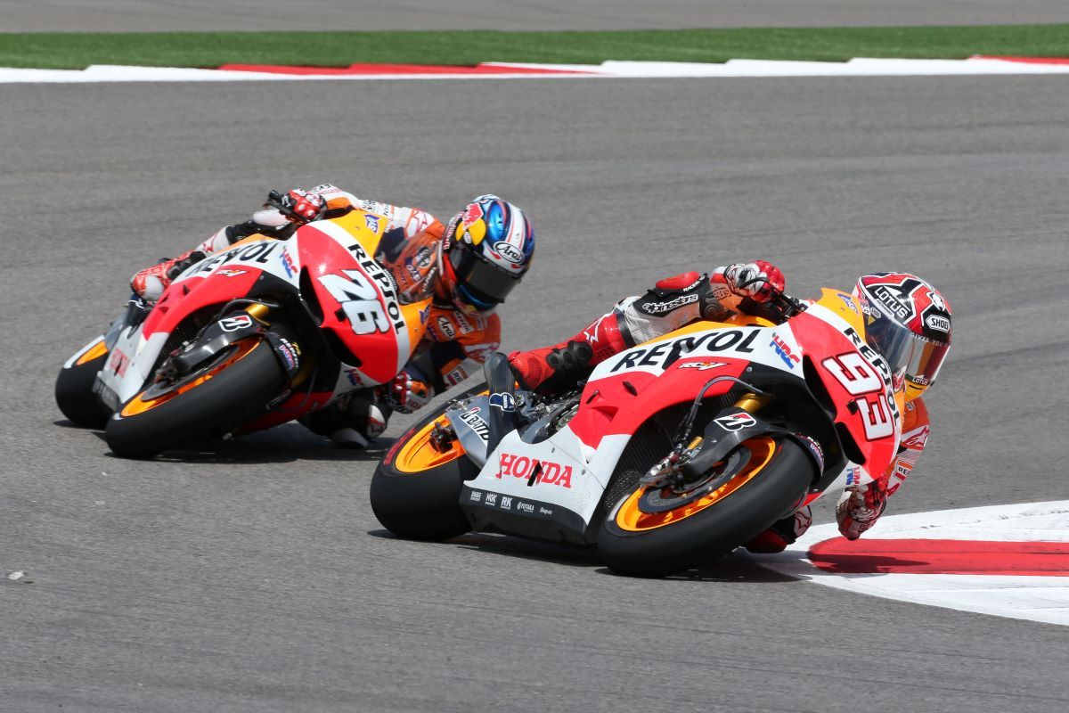Primera victoria de Marc Márquez en MotoGP. Fuente: Gold & Goose