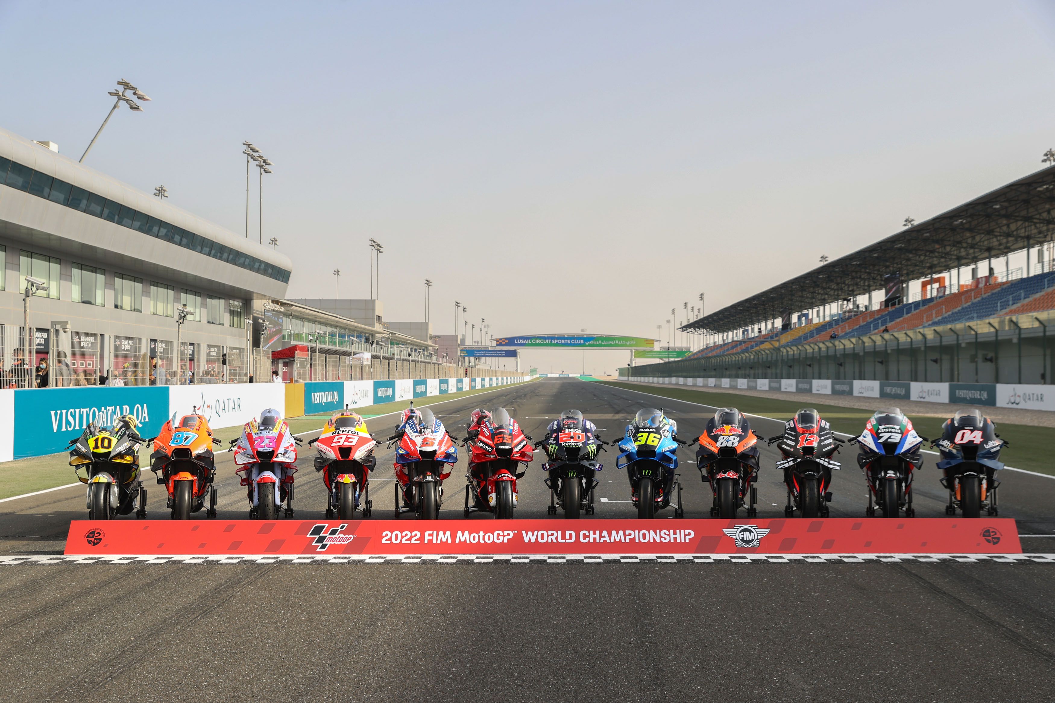Todas las escuderías que participan en MotoGP en 2022.