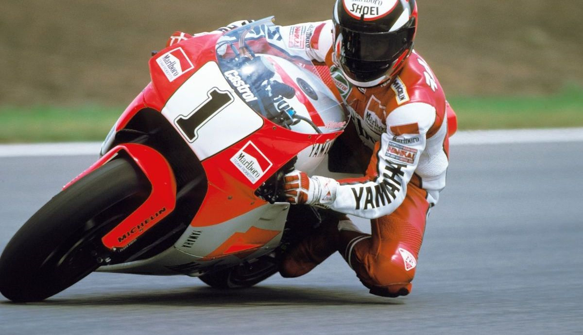 Wayne Rainey durante una carrera en el año 1992. Fuente: GoldandGoose Wayne Rainey durante una carrera en el año 1992. Fuente: GoldandGoose