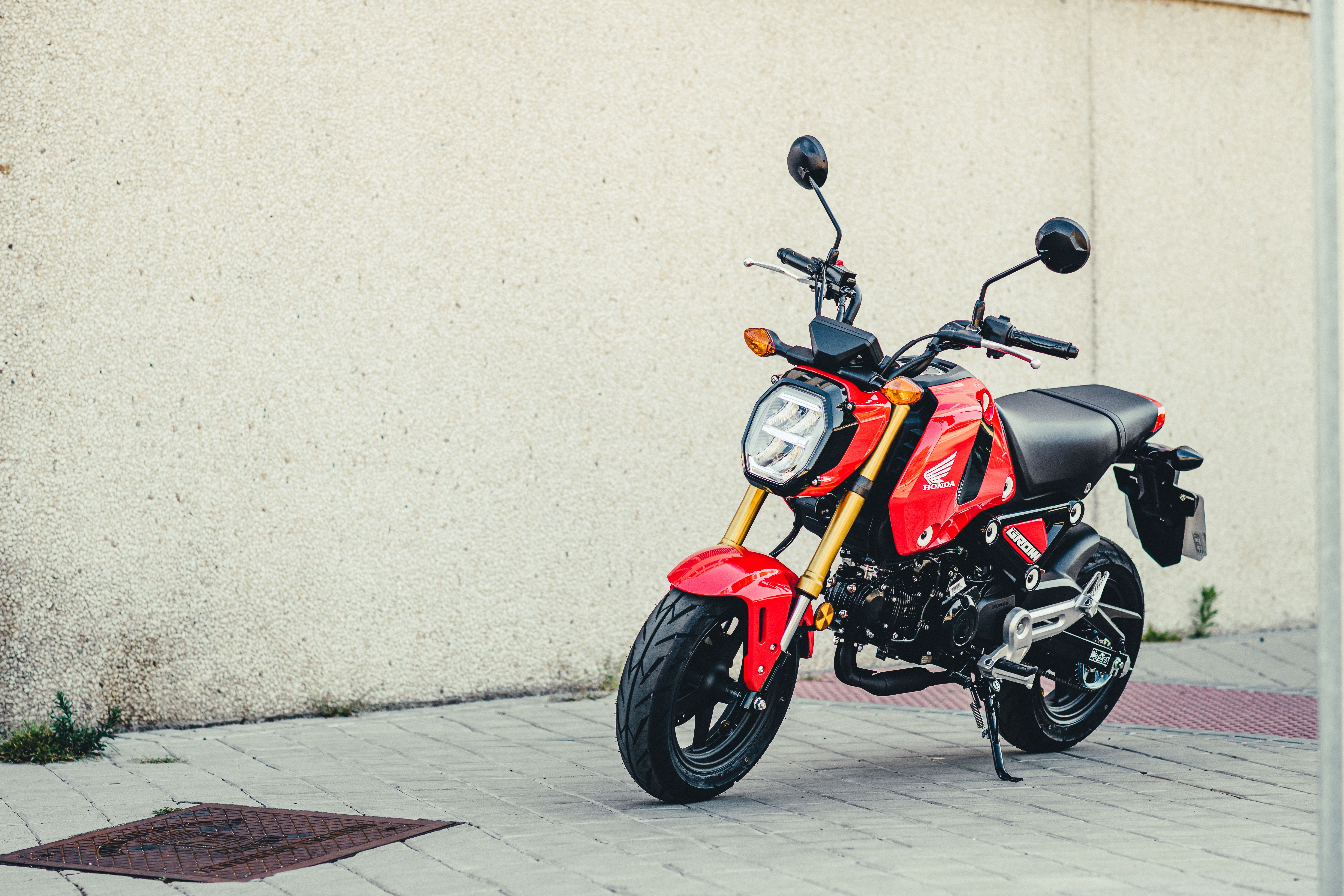 Una moto Honda de 125 cm³, concretamente la Honda MSX125 Grom