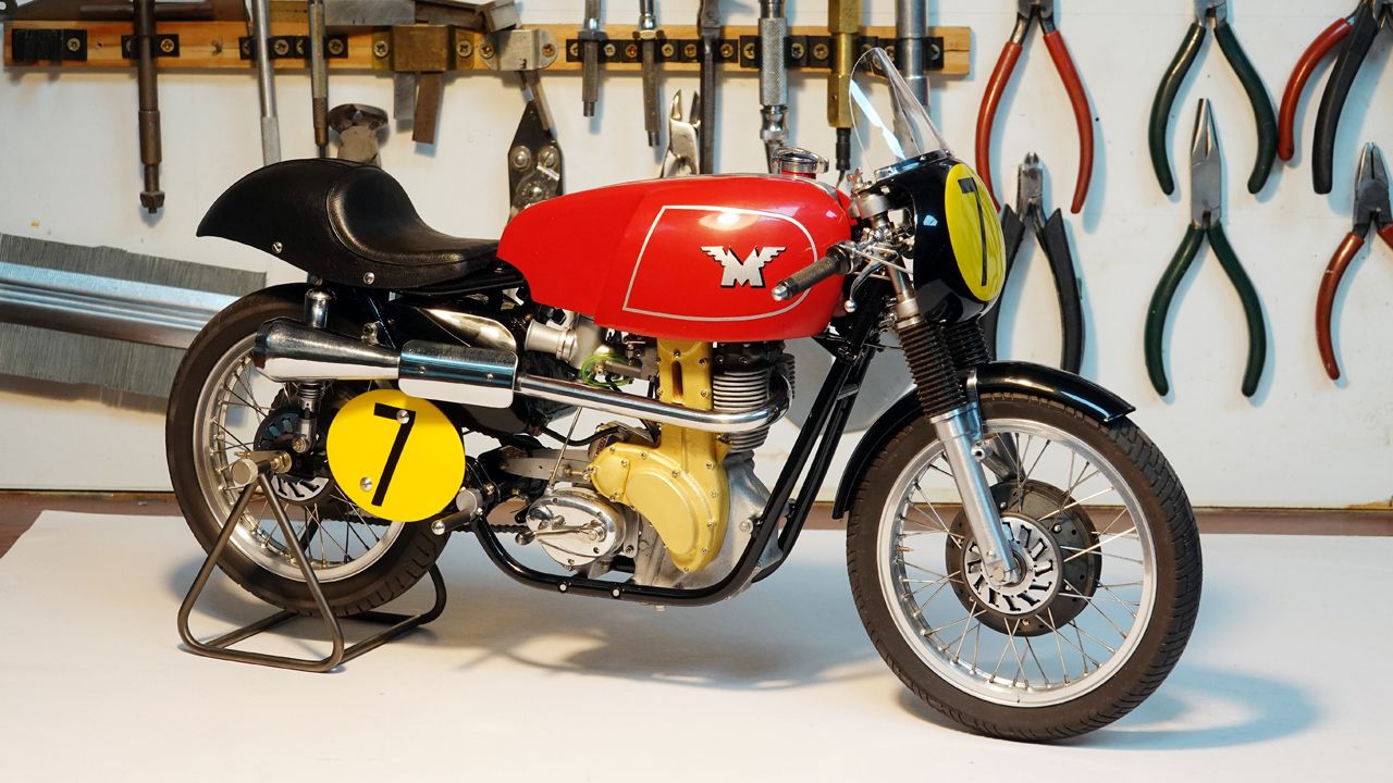 Matchless G50, maqueta a escala 1/5 de Pere Tarragó.