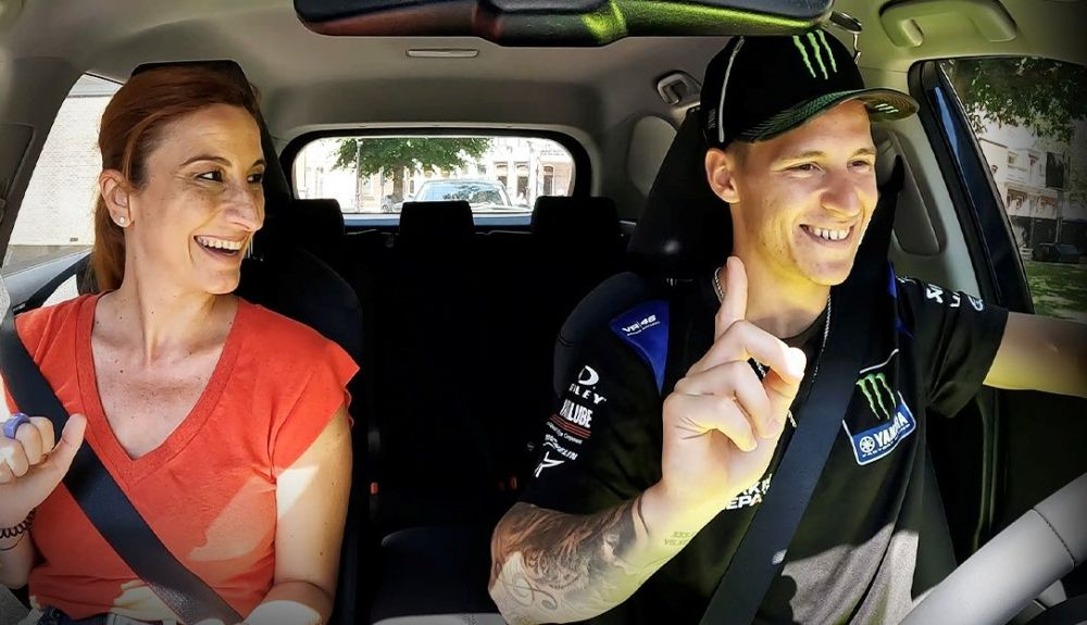 DAZN Carpool Fabio Quartararo DAZN Carpool Fabio Quartararo