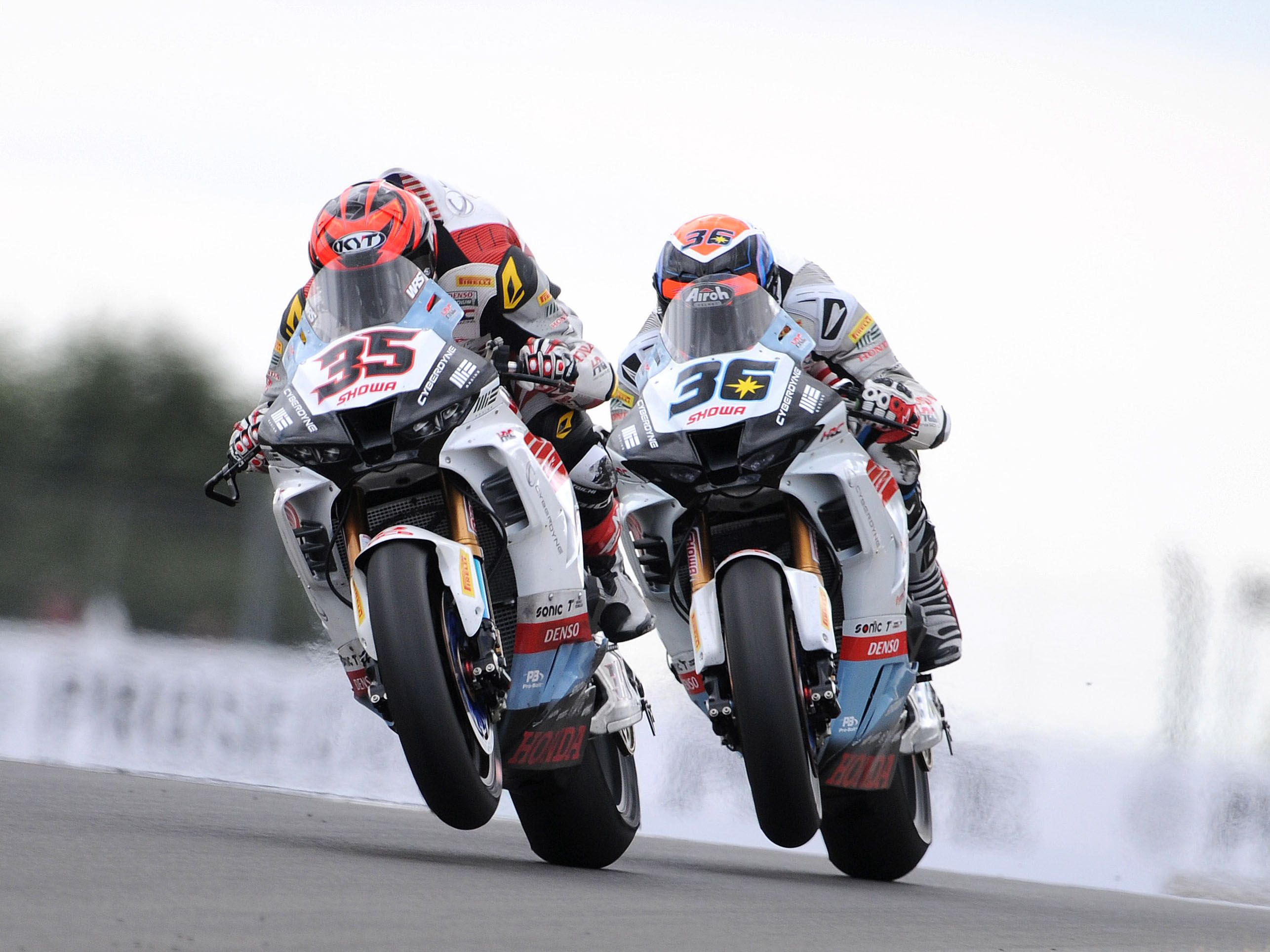Hafizh Syahrin y Tati Mercado, WSBK Donington 2022
