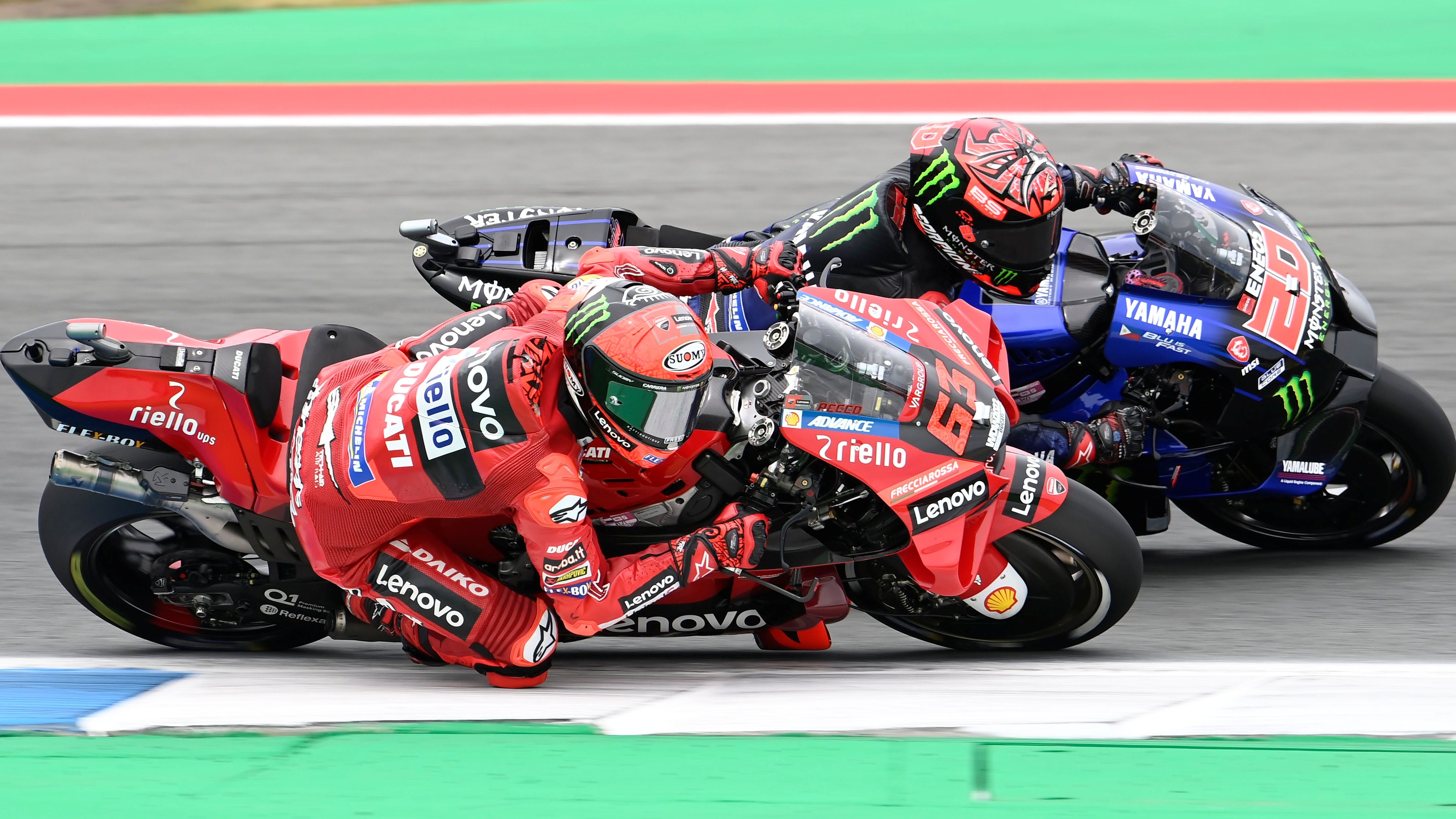 Pecco Bagnaia y Fabio Quartararo son dos de los grandes protagonistas del nuevo orden mundial de MotoGP