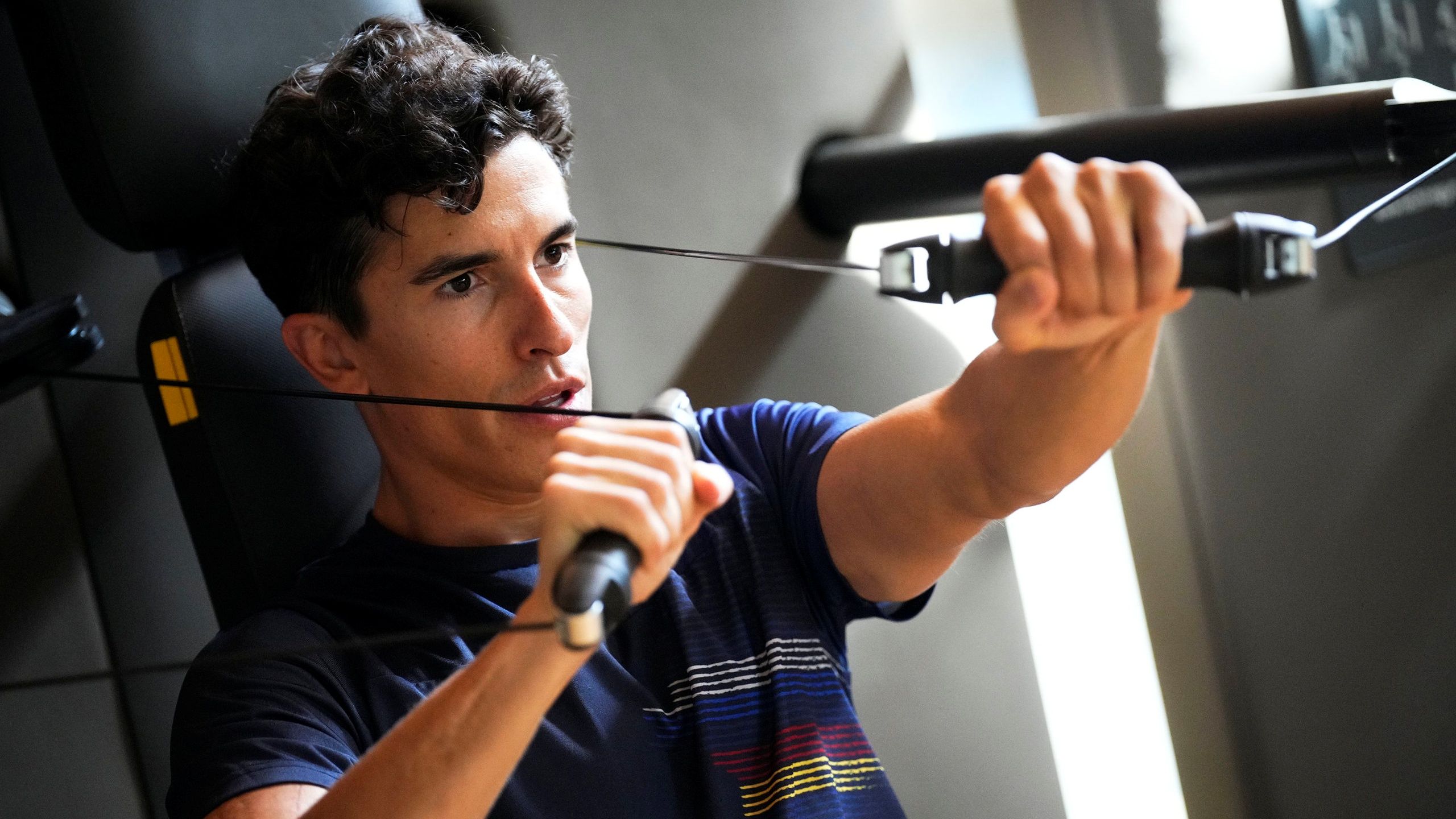 Marc Márquez está haciendo ejercicios de recuperación