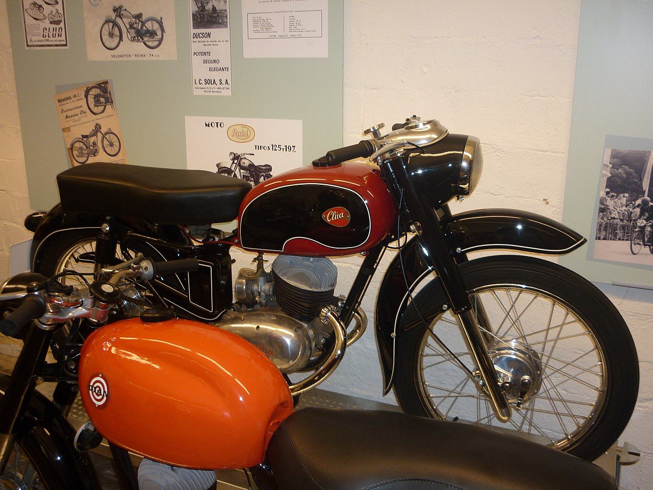 Clúa Sport 125cc de 1955. Fuente: Peprovira en Creative Commons