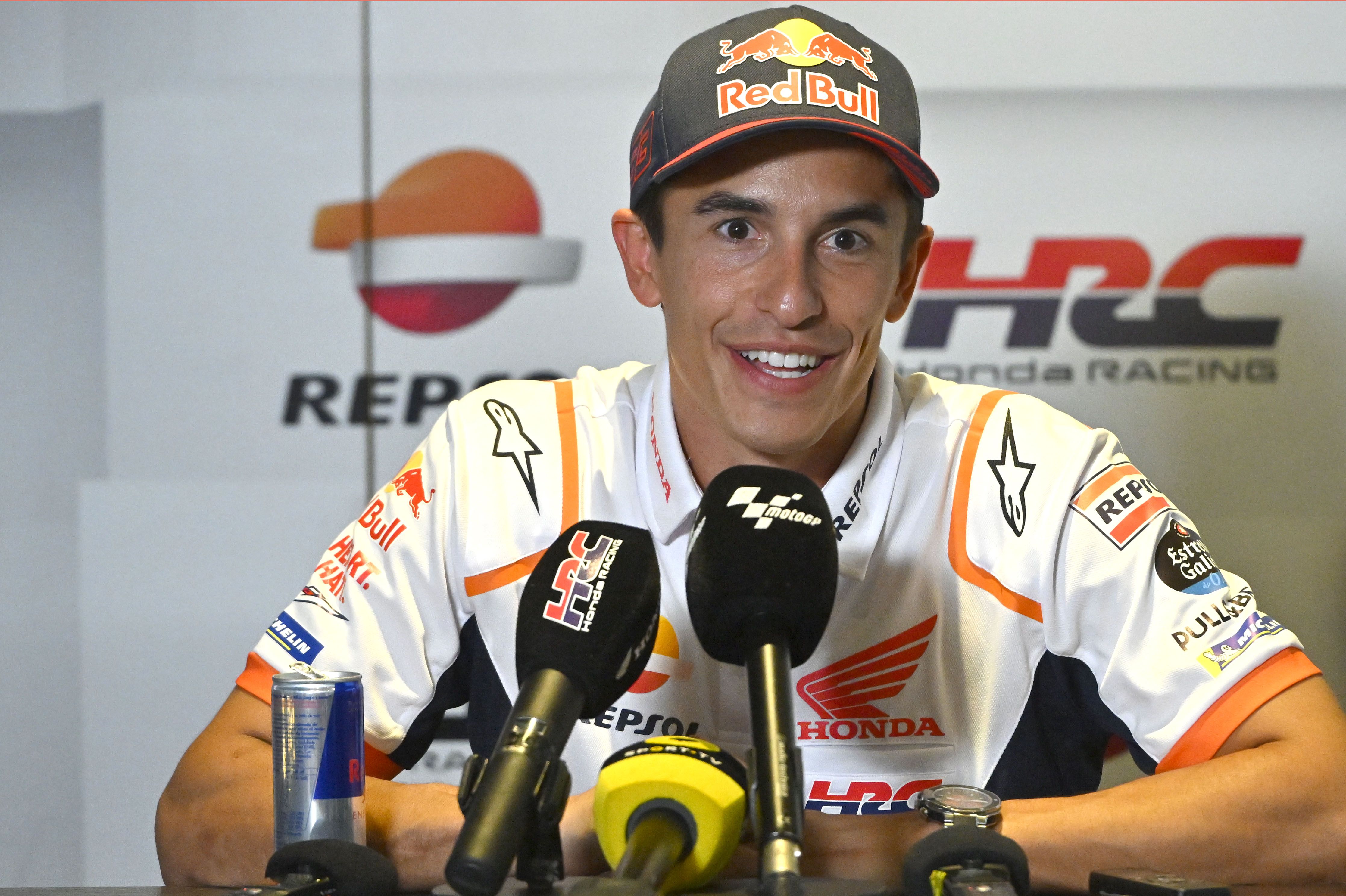 Marc Márquez ha reaparecido con una rueda de prensa en el Gran Premio de Austria