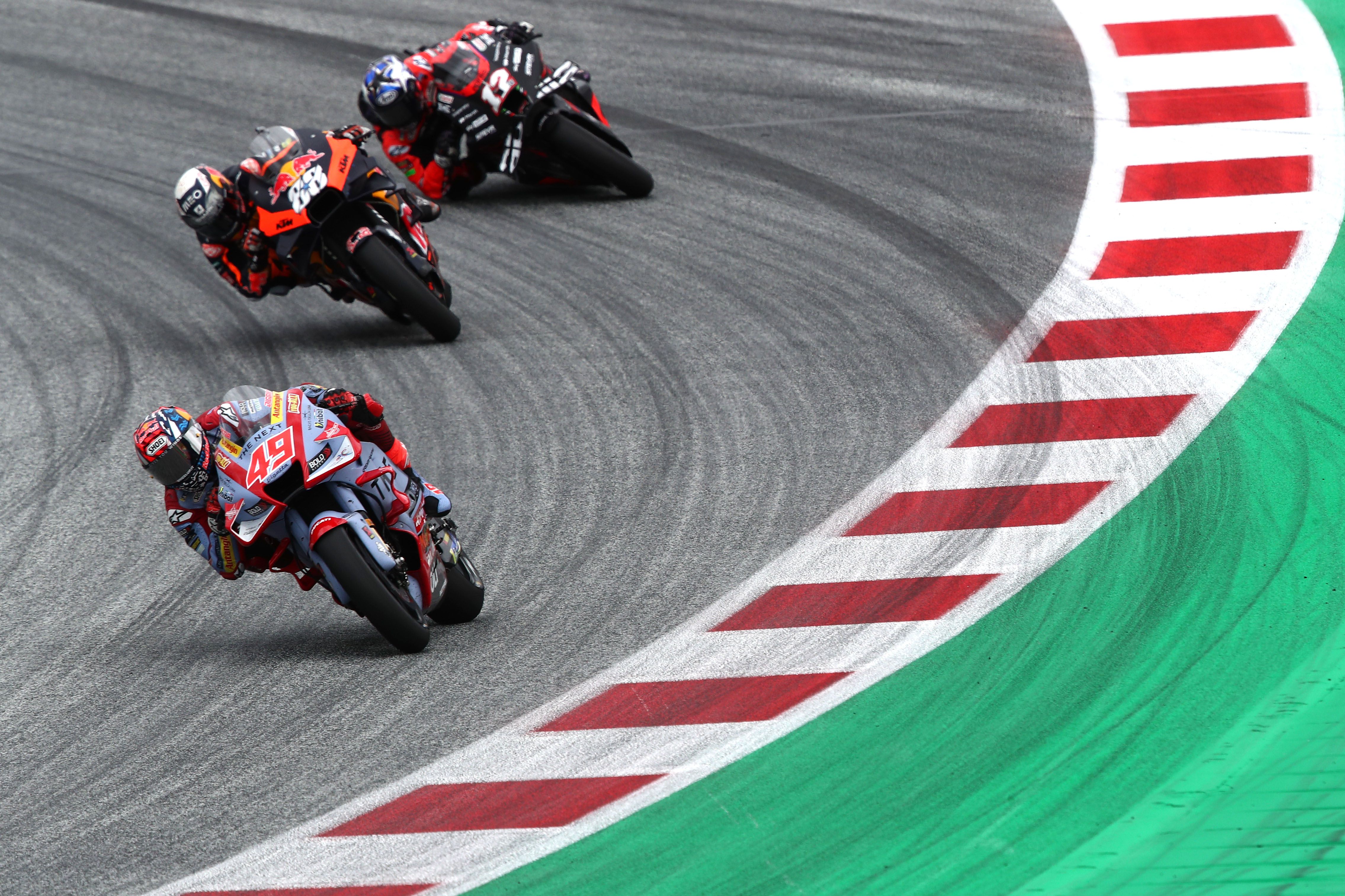 Fabio Di Giannantonio, Miguel Oliveira y Maverick Viñales, MotoGP Austria 2022