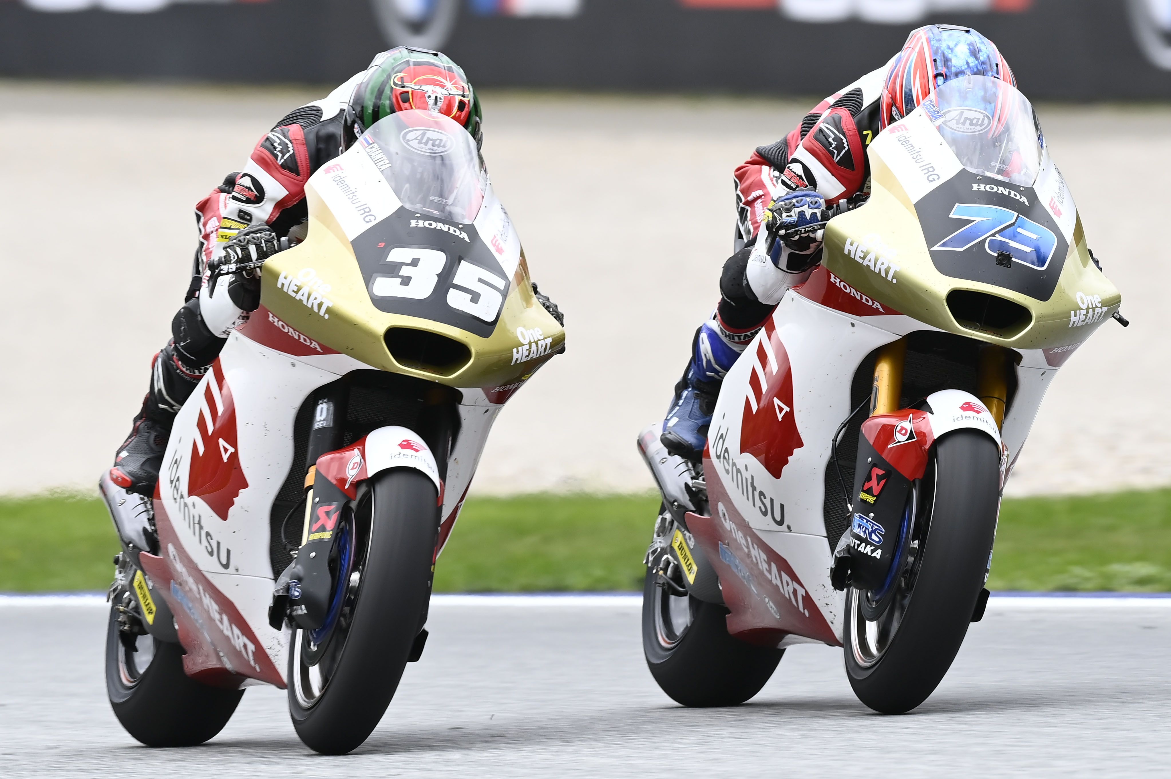 Somkiat Chantra y Ai Ogura emparejados, Moto2 Austria 2022