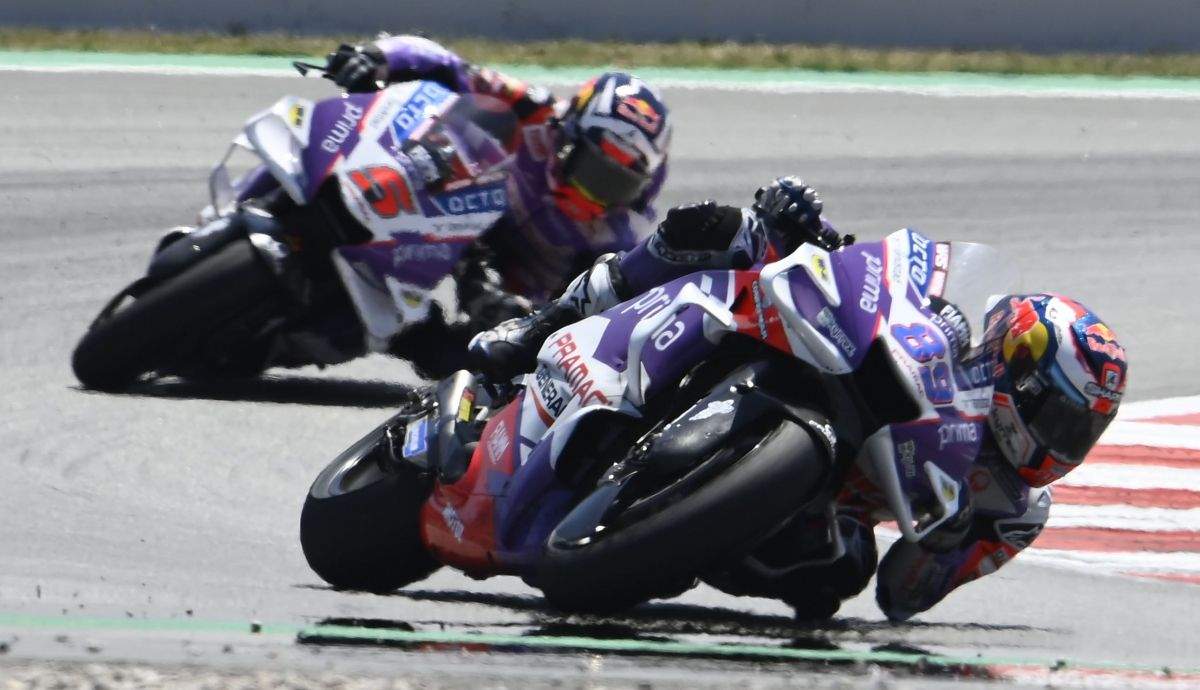 Jorge Martín y Johann Zarco, en Ducati Pramac en MotoGP 2023