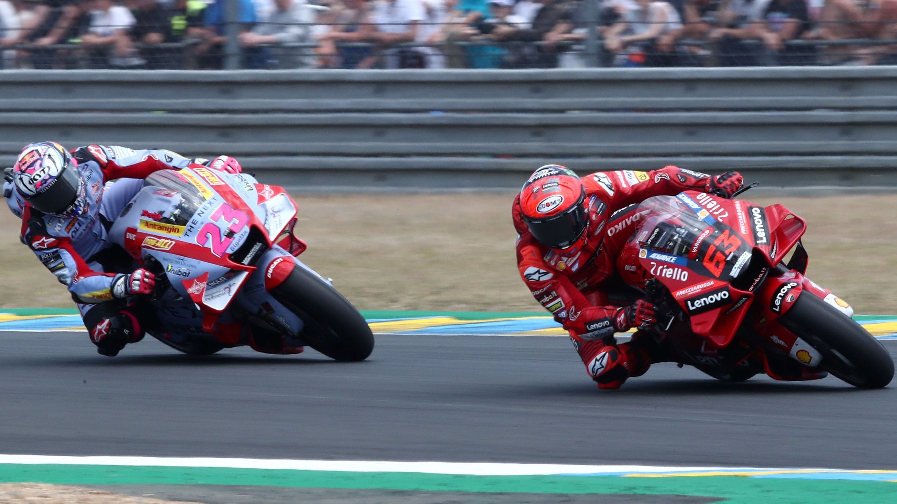Pecco Bagnaia y Enea Bastianini serán la dupla de Ducati en MotoGP 2023