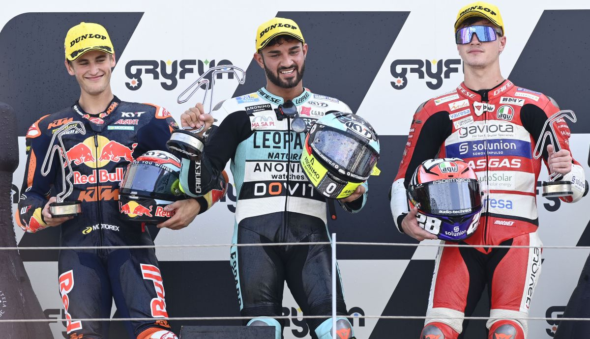 podio moto3 misano