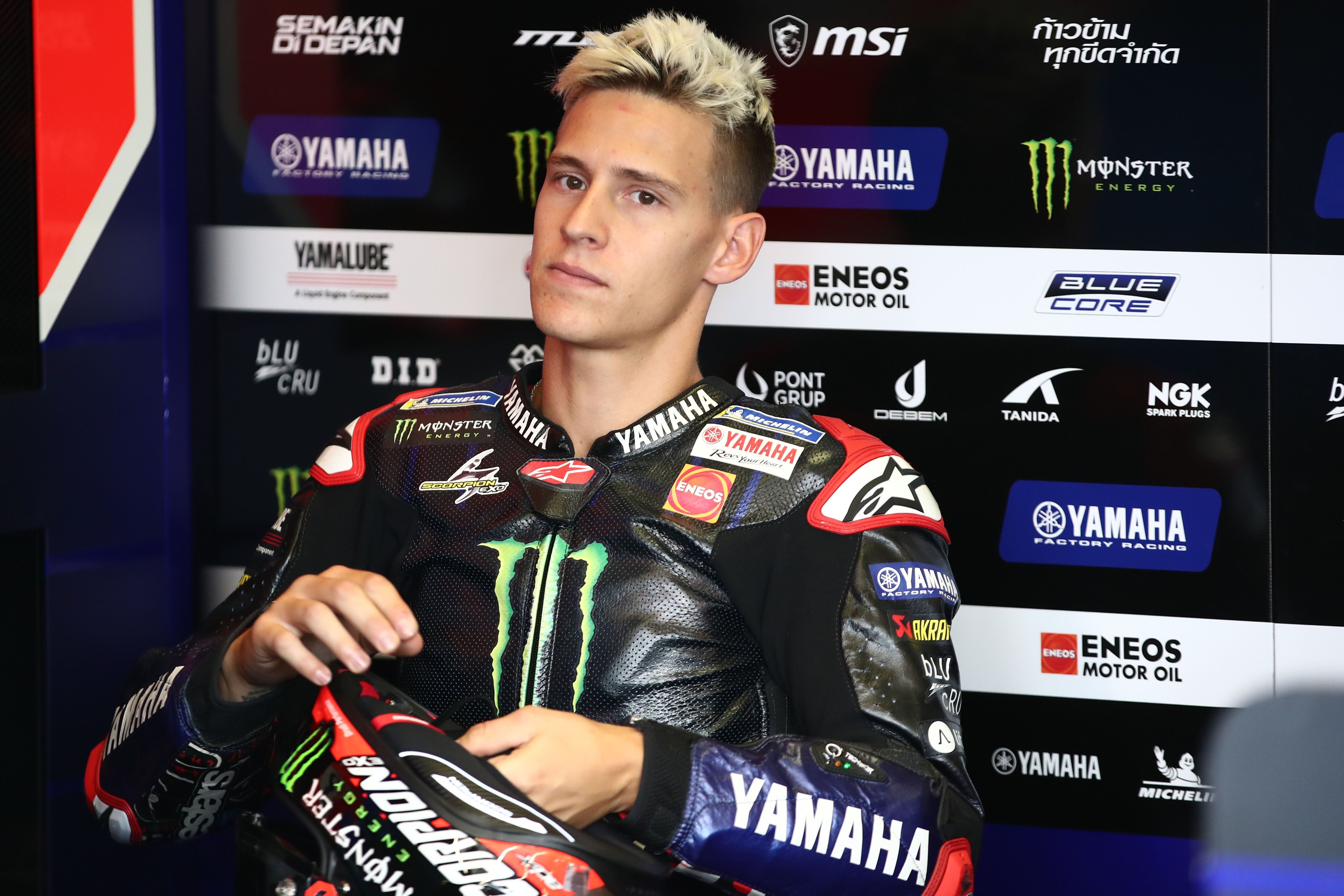 Fabio Quartararo ha acabado muy frustrado con su quinta posición en Misano.