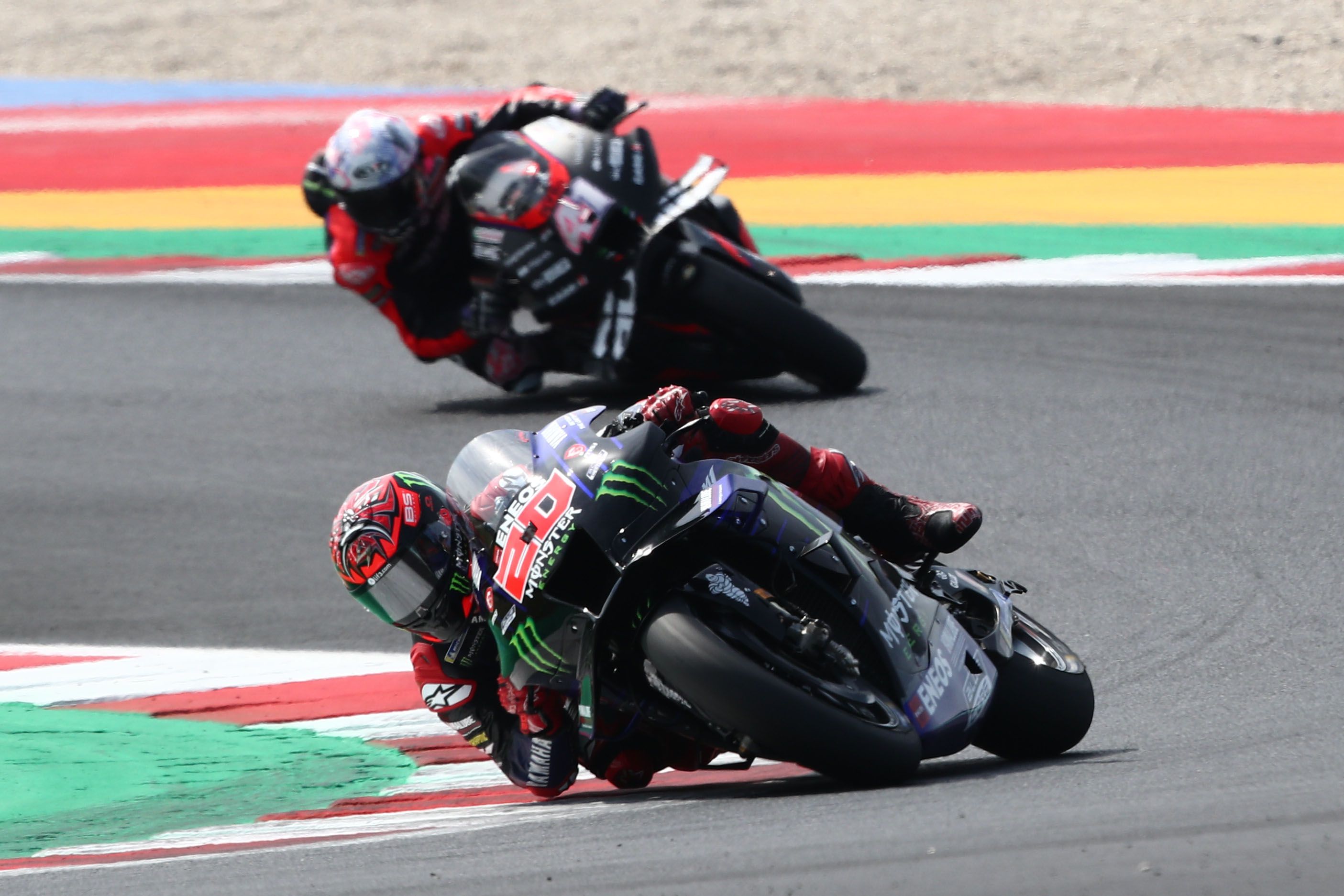 Fabio Quartararo se escapa de Aleix Espargaró, MotoGP Misano 2022