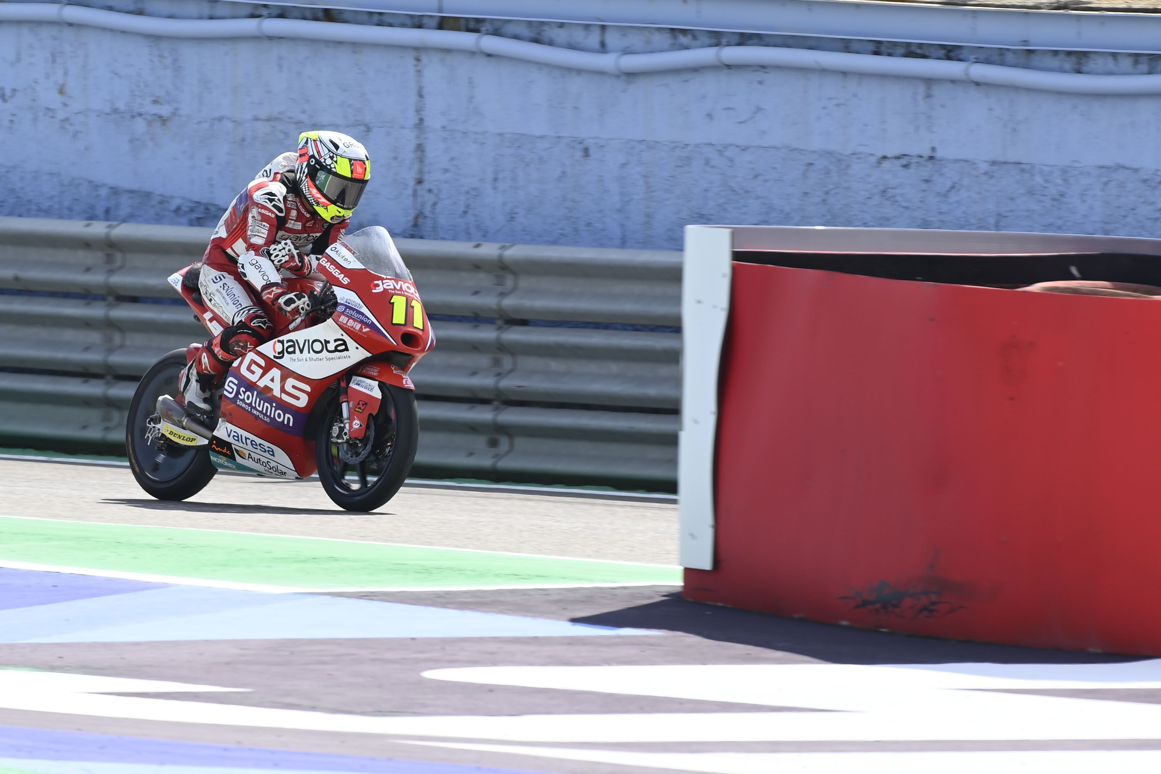 Sergio García abandona tras caerse, Moto3 Misano 2022
