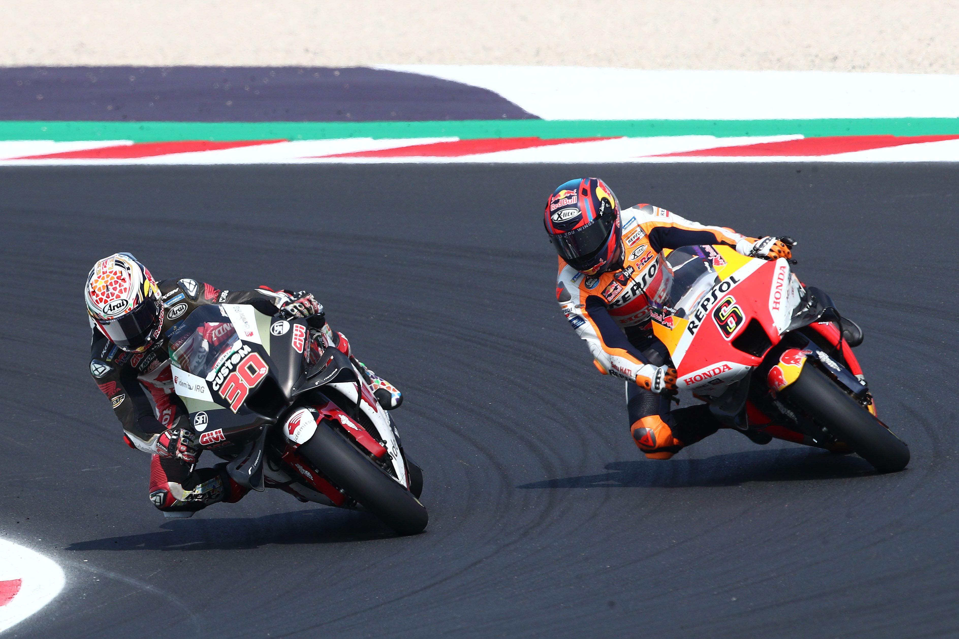 Takaaki Nakagami supera a Stefan Bradl, MotoGP Misano 2022