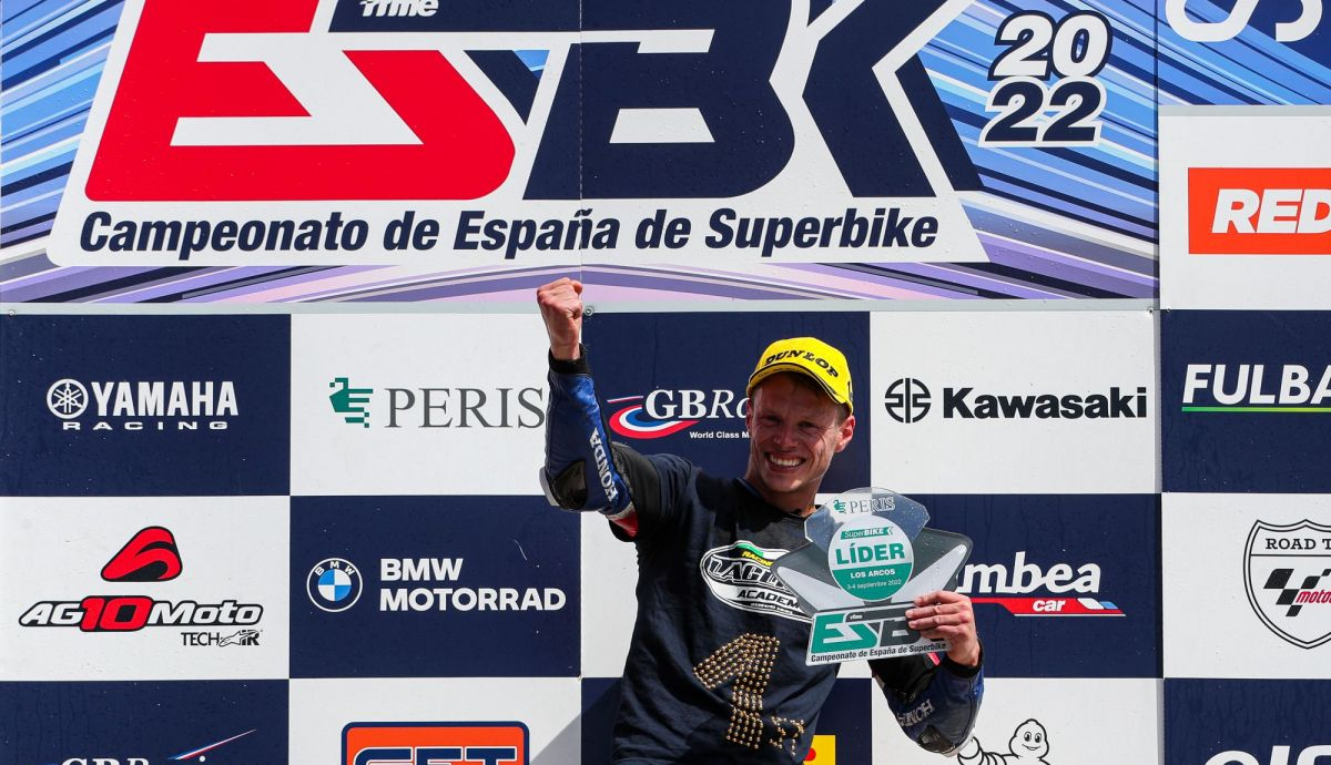 Tito Rabat se proclamó campeón de España de Superbike en el circuito de Navarra. Tito Rabat se proclamó campeón de España de Superbike en el circuito de Navarra.