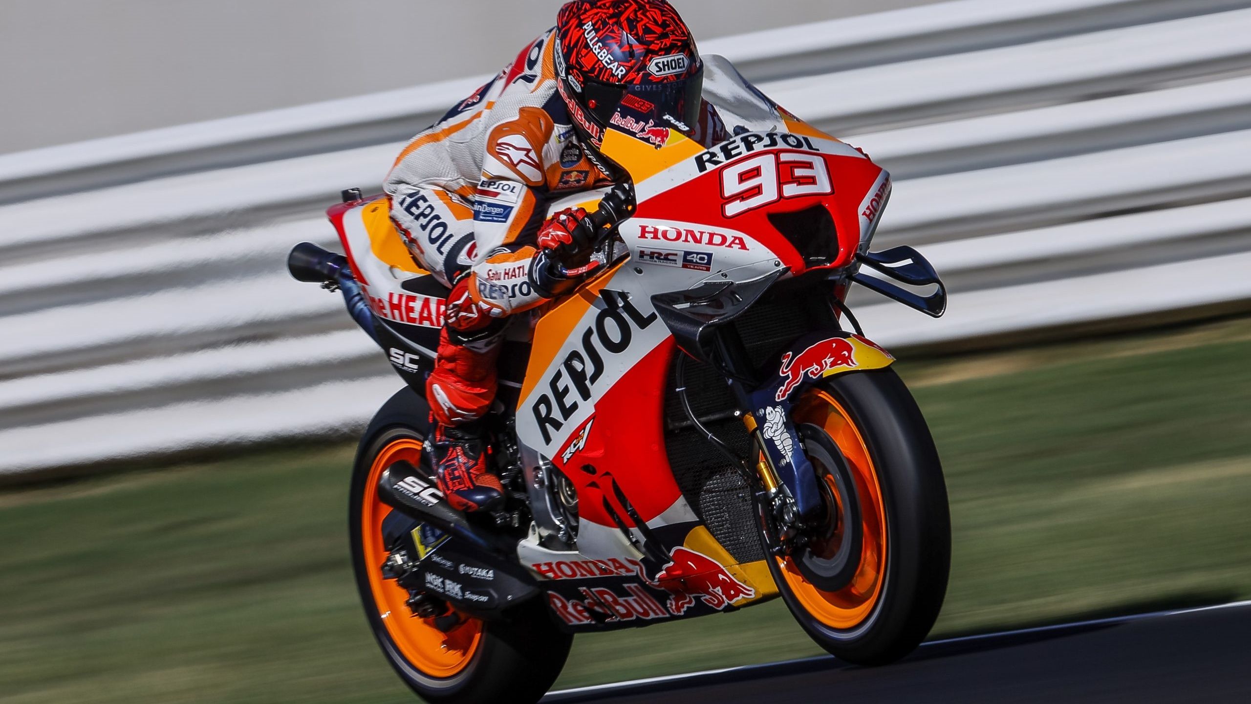 Marc Márquez se reencontró con su MotoGP en el test de Misano