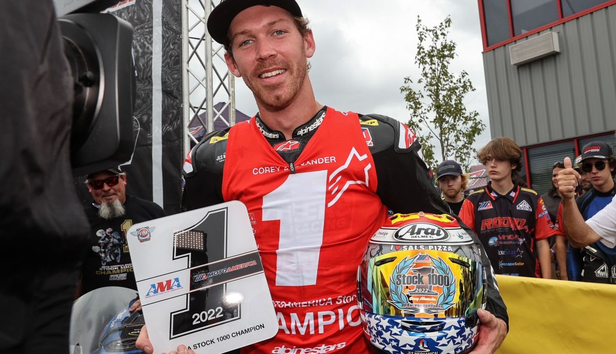 Corey Alexander es el campeón del MotoAmerica Stock 1000 2022 Corey Alexander es el campeón del MotoAmerica Stock 1000 2022