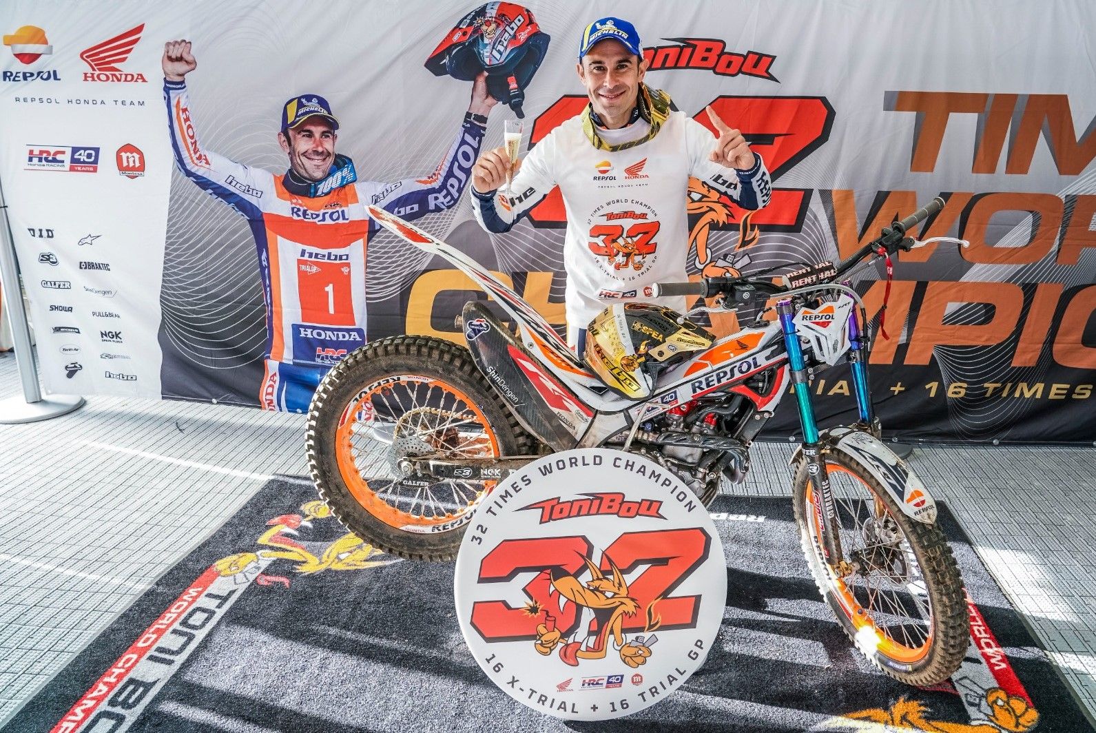 Toni Bou, campeón del mundo de TrialGP 2022