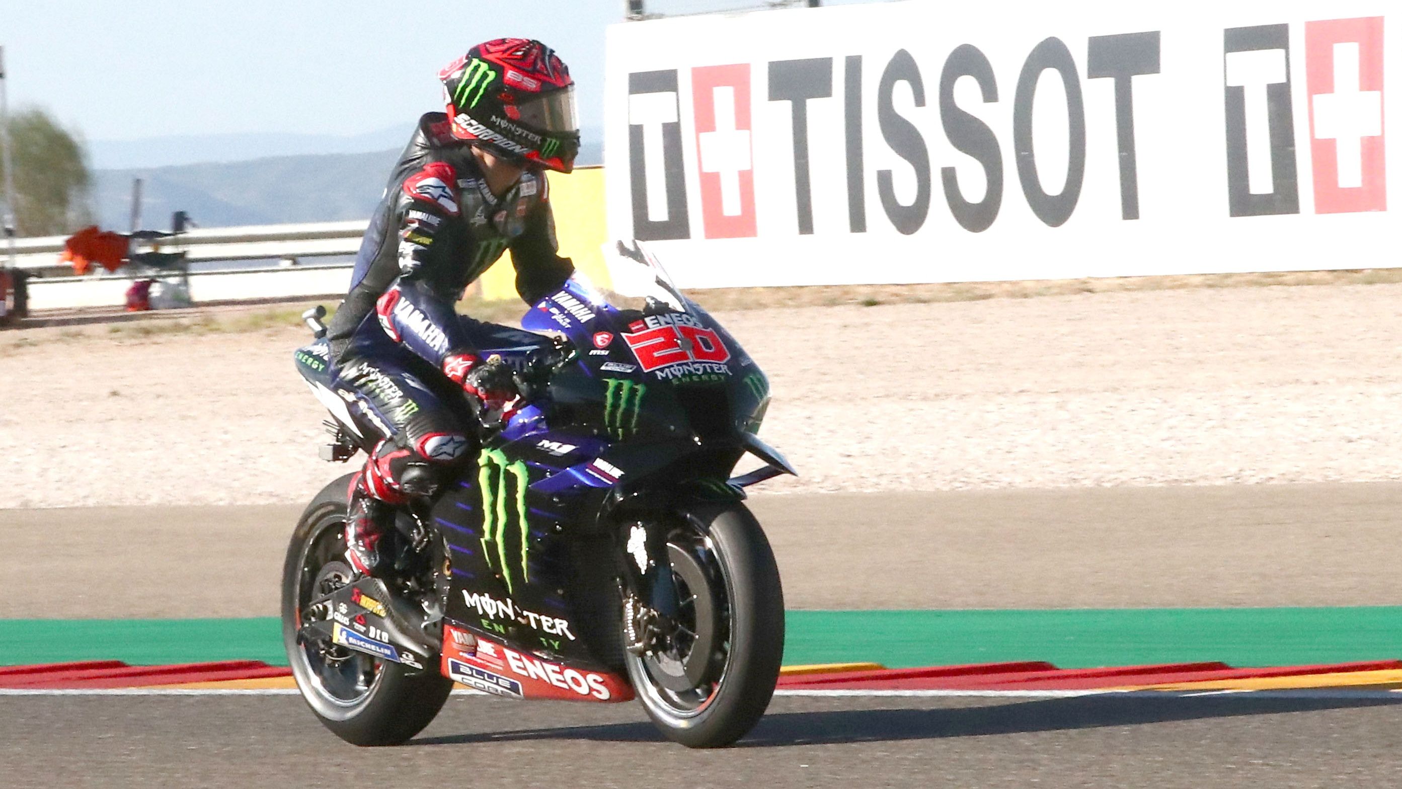 Fabio Quartararo conserva el liderato de MotoGP 2022 tras Aragón