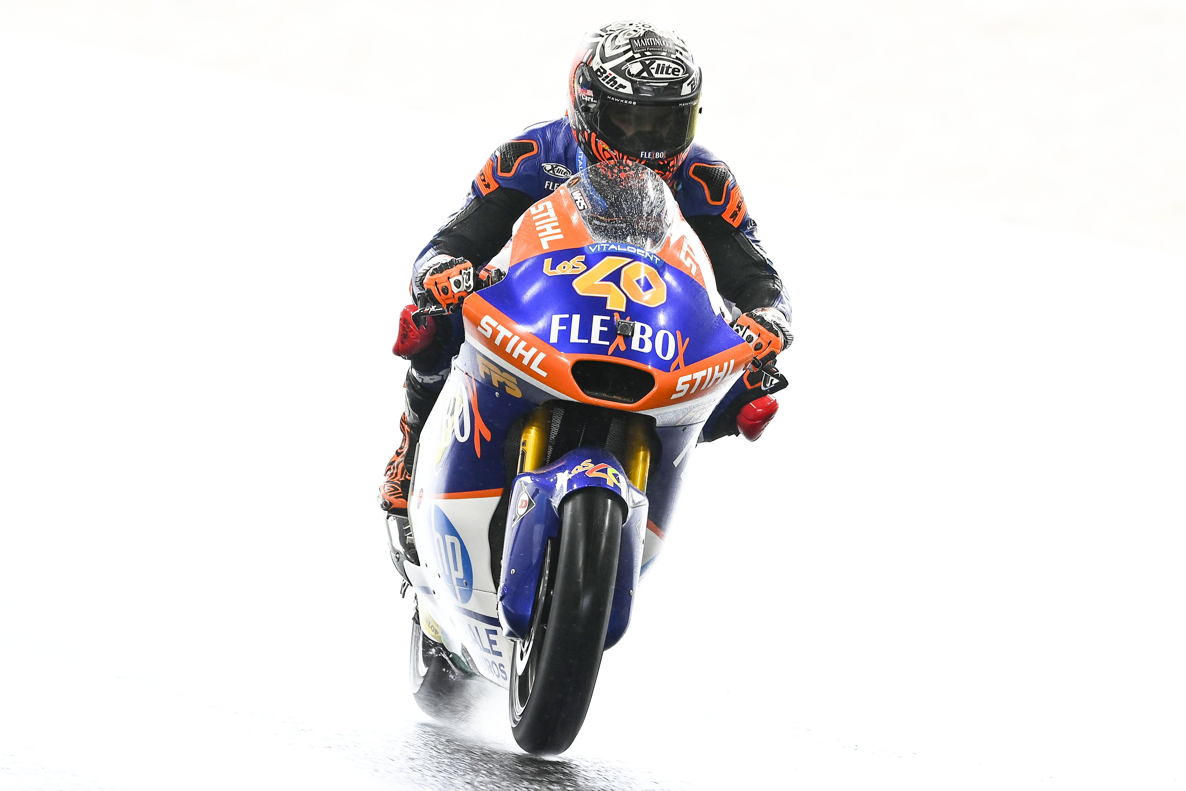 Arón Canet ha logrado una pole pasada por agua en el GP de Japón.