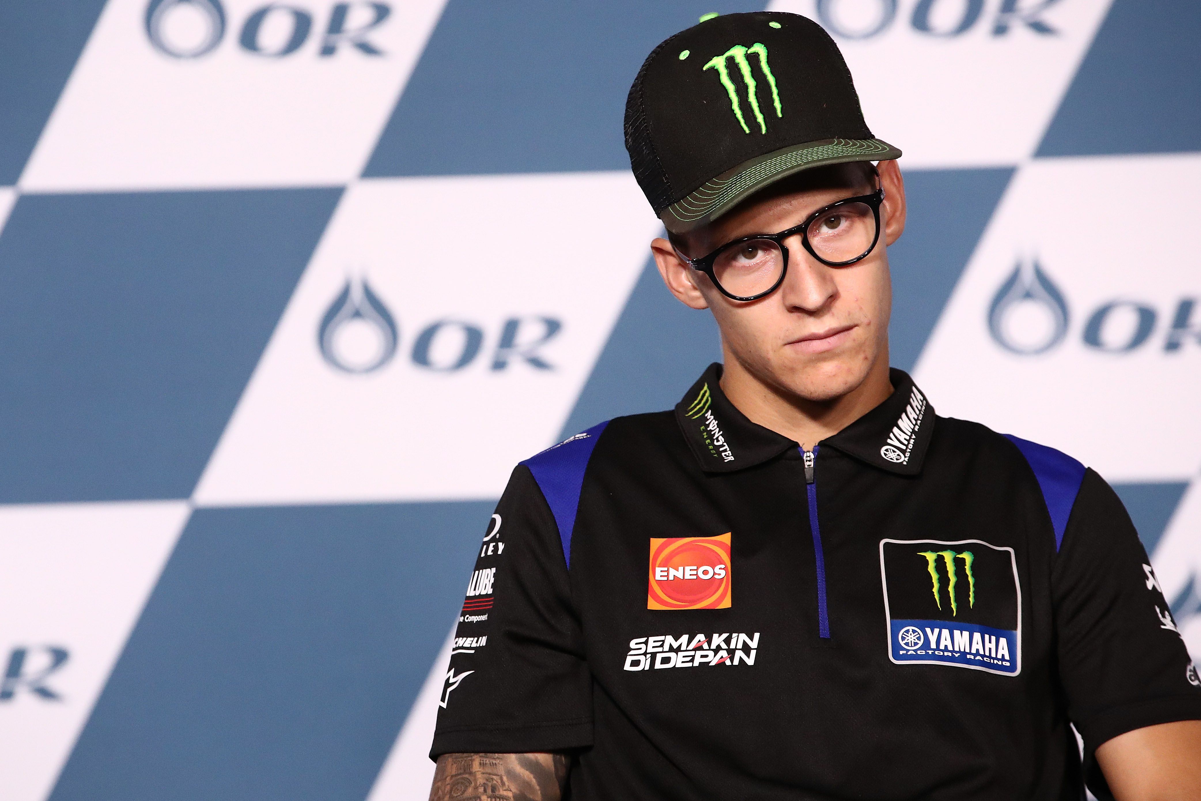 Fabio Quartararo durante la rueda de prensa del Gran Premio de Tailandia.