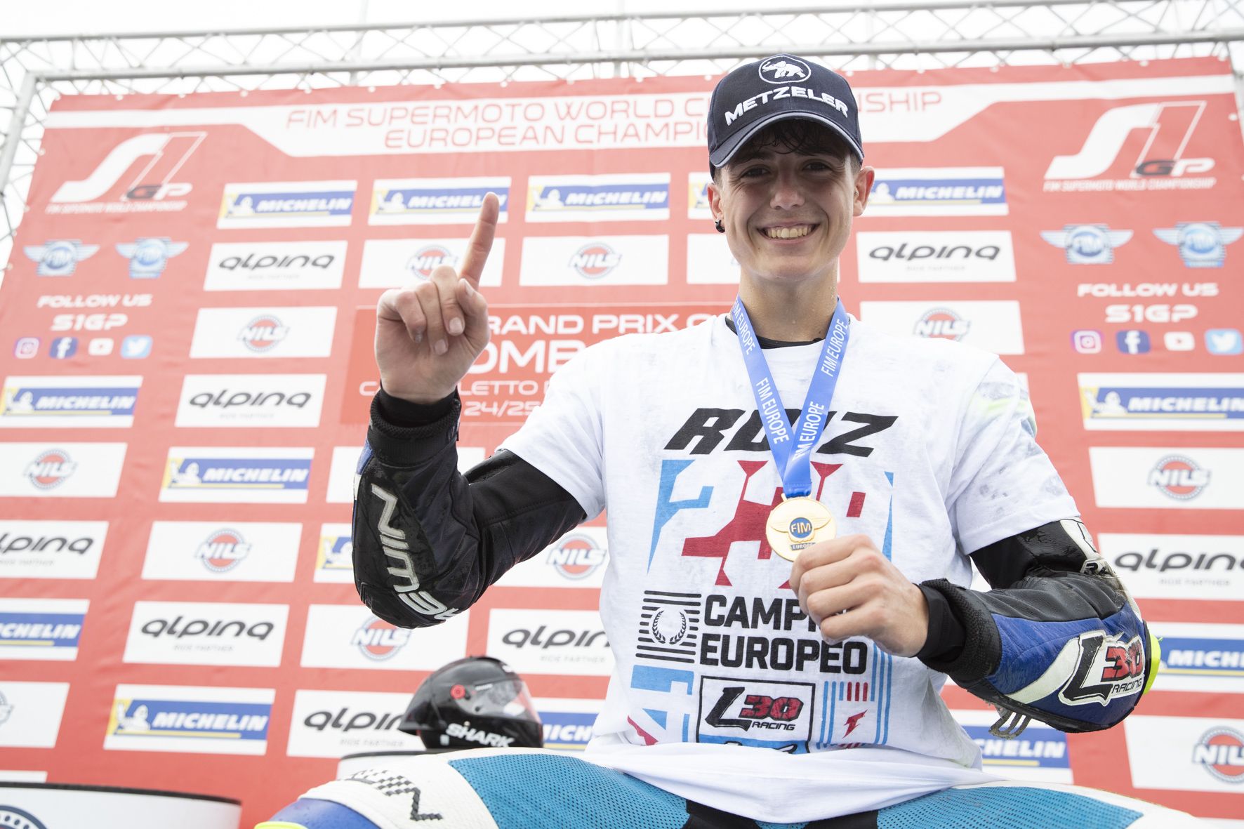 alex Ruiz, campeón de Europa de Supermotard